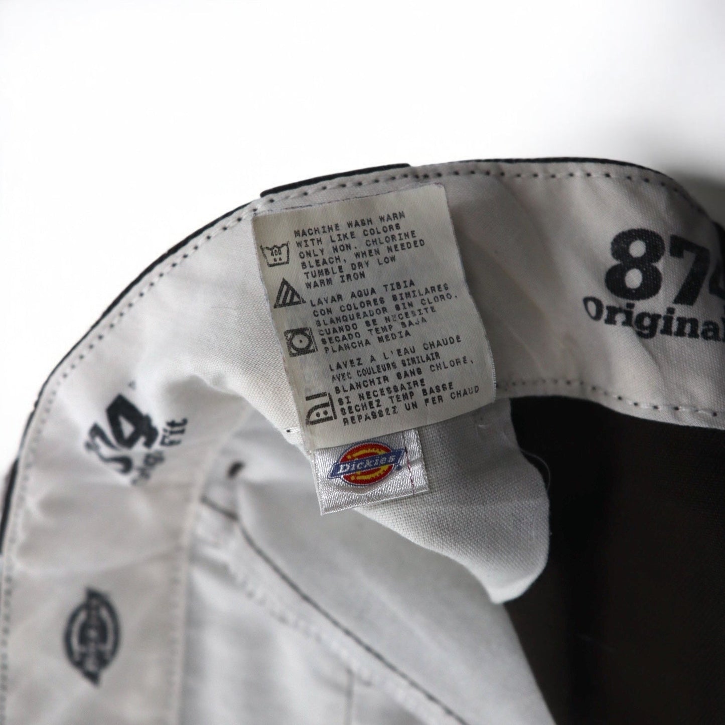 Dickies 874 チノパンツ ワークパンツ L ブラウン ポリエステル コットン ホンジュラス製