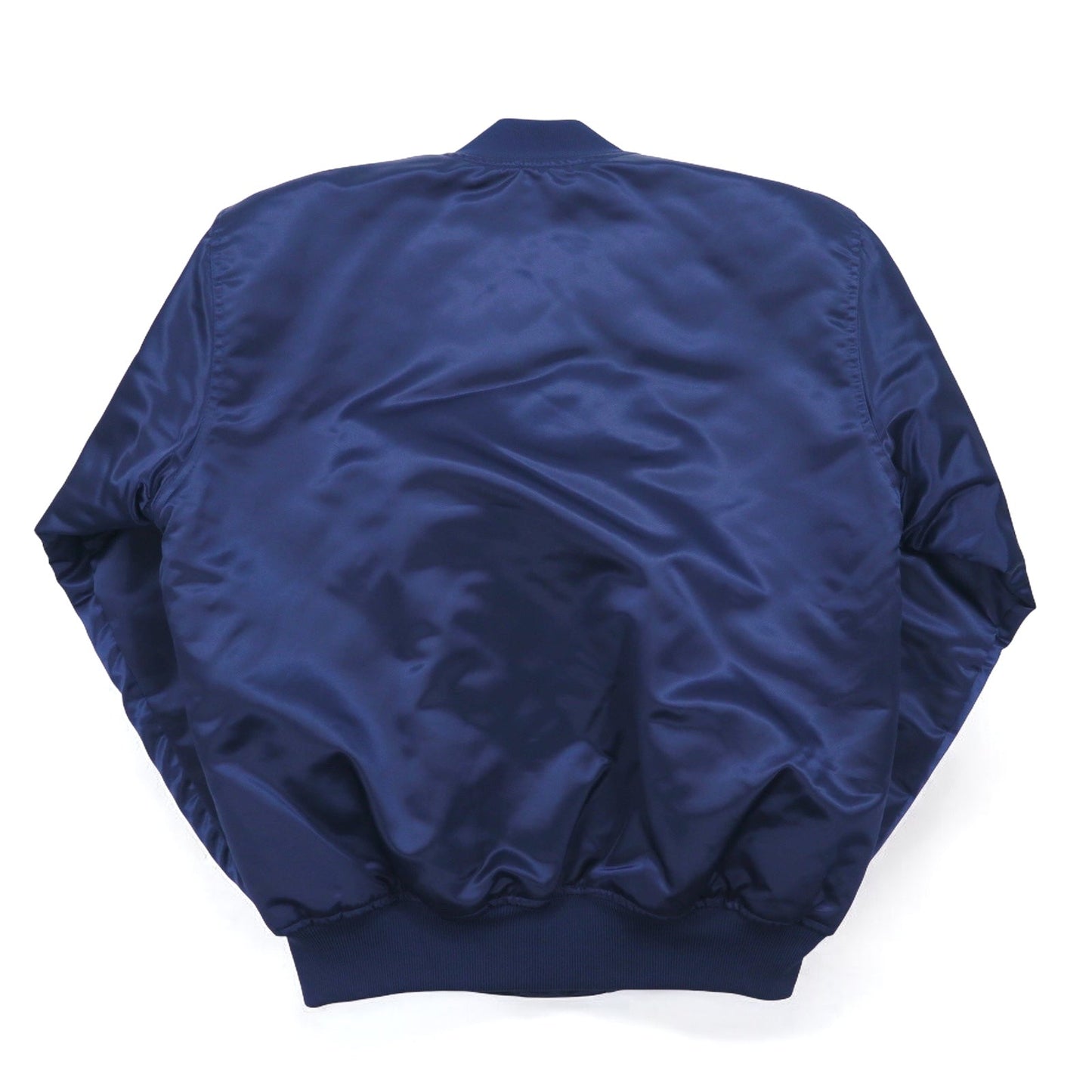 Vintage 90s Made in USA Varsity Jacket GAME Sportswear スタジャン M ネイビー キルティングライナー US企業 刺繍