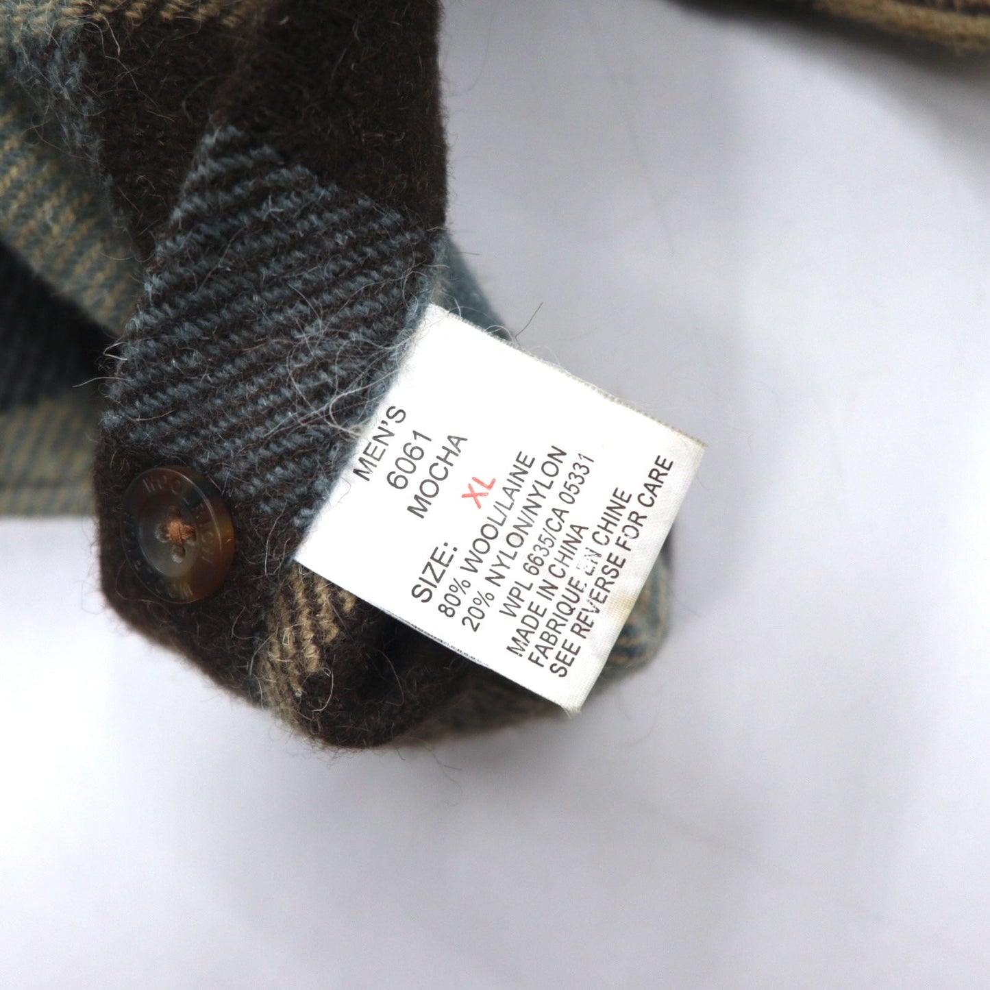 WOOLRICH フランネル ワーク シャツ XL ベージュ ブラウン チェック モカ