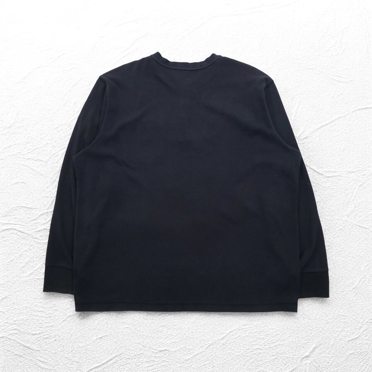 Carhartt ヘビーウェイト ロングスリーブ サーマル ヘンリーネック ロンT 2XL RELAXED FIT ブラック 104429 TK4429