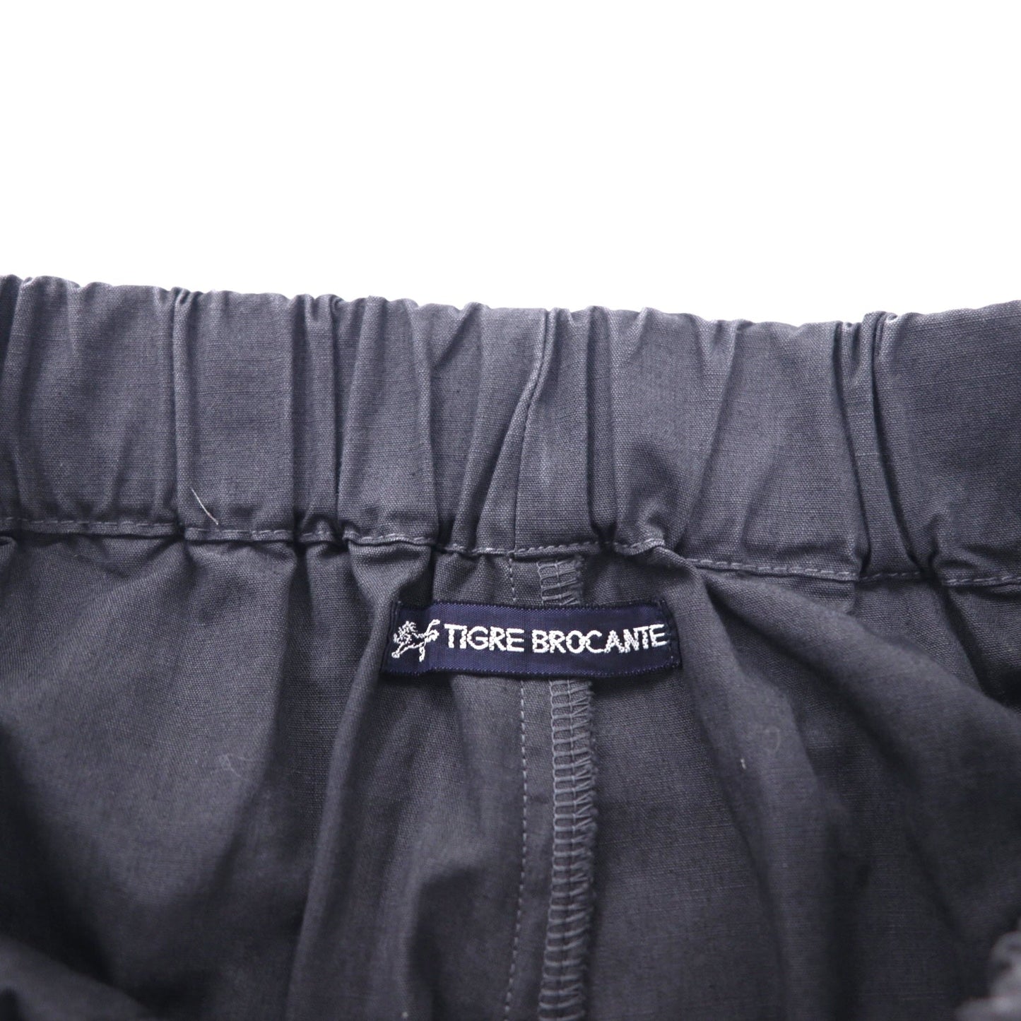 TIGRE BROCANTE 天空丸 タゴサクパンツ ワイド イージーパンツ FREE ユニセックス ネイビー コットン