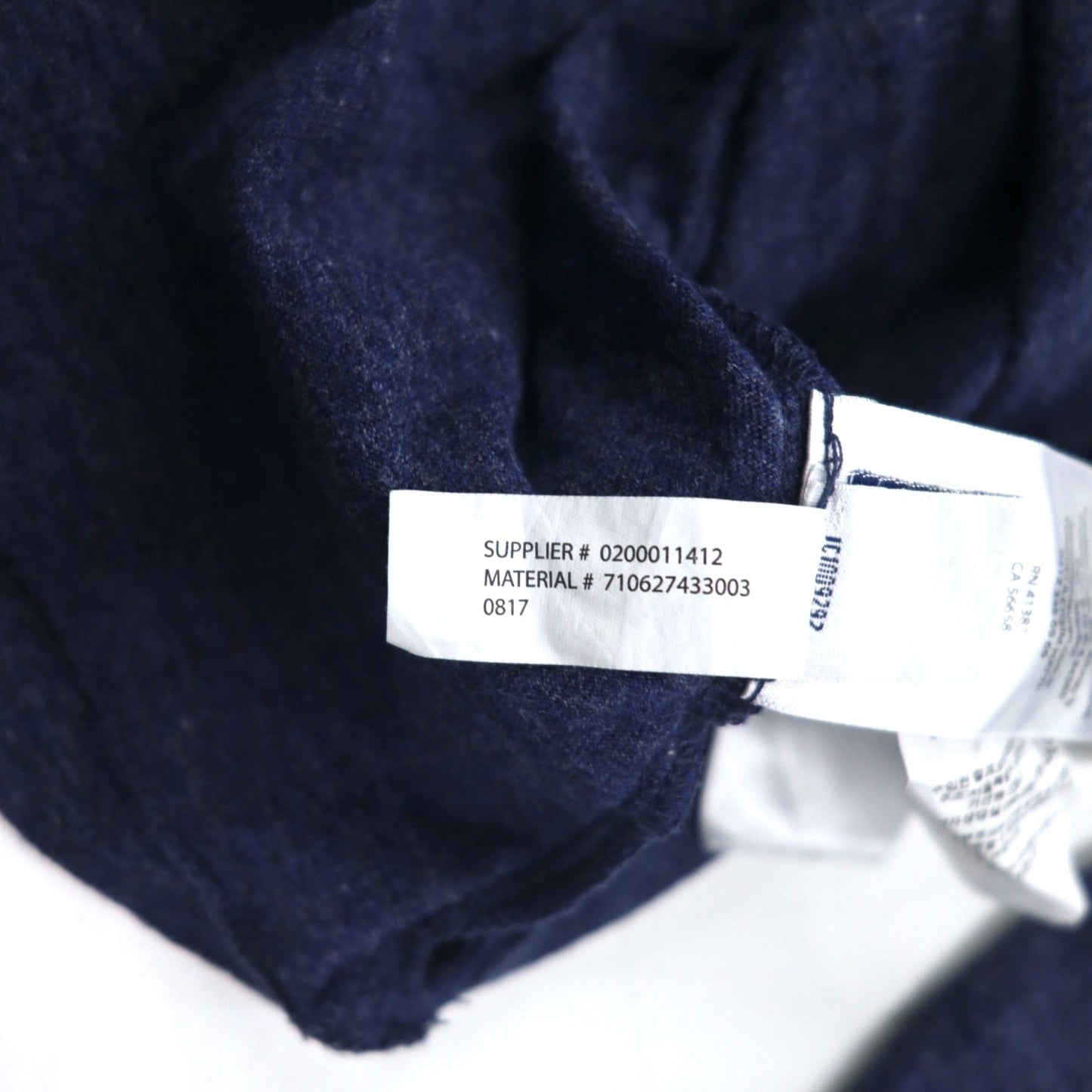 POLO RALPH LAUREN ロングスリーブ Tシャツ ロンT XXL ネイビー コットン スモールポニー刺繍