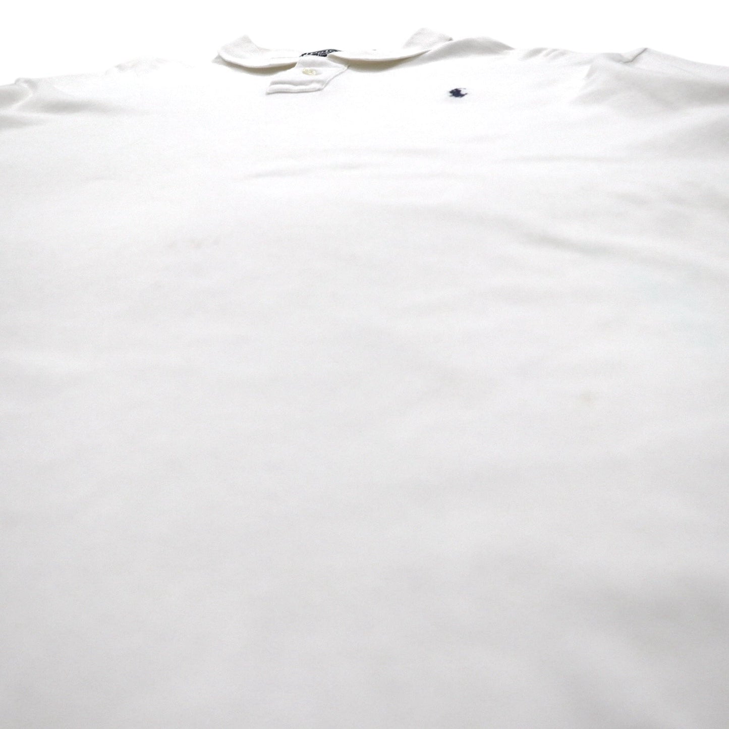 Polo by Ralph Lauren ポロシャツ XL ホワイト コットン スモールポニー刺繍 ビッグサイズ