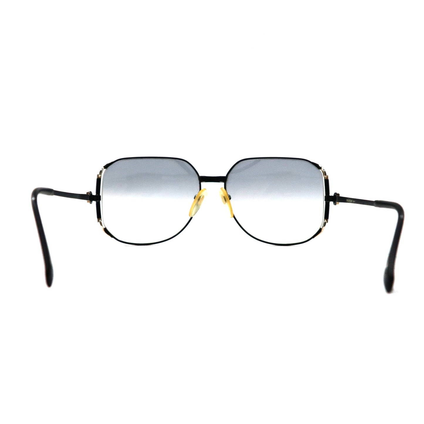 YVES SAINT LAURENT サングラス ブラック スクエア ティアドロップ グラデーションレンズ 31-8601 オールド