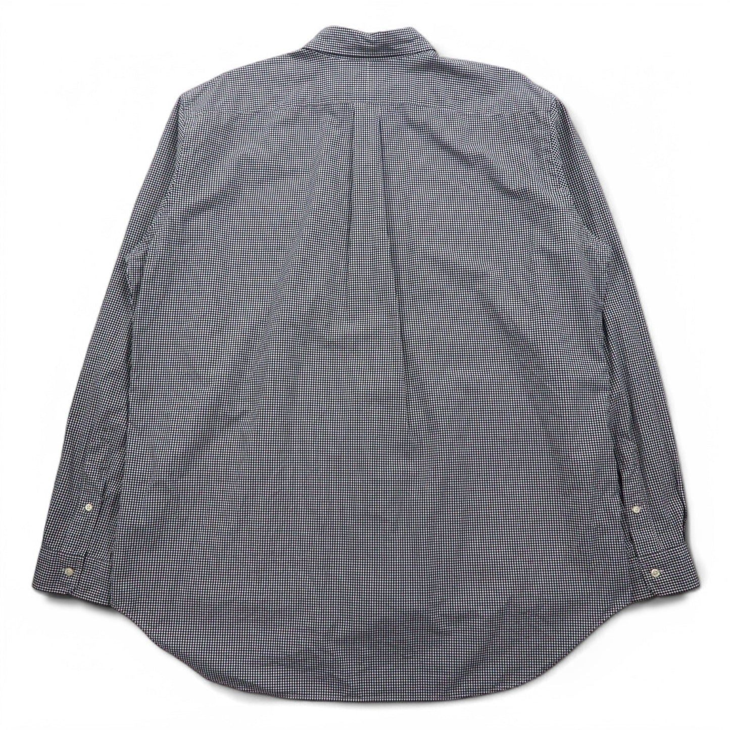 Ralph Lauren 90年代 ボタンダウンシャツ XLT ギンガムチェック CLASSIC FIT ビッグサイズ スモールポニー刺繍