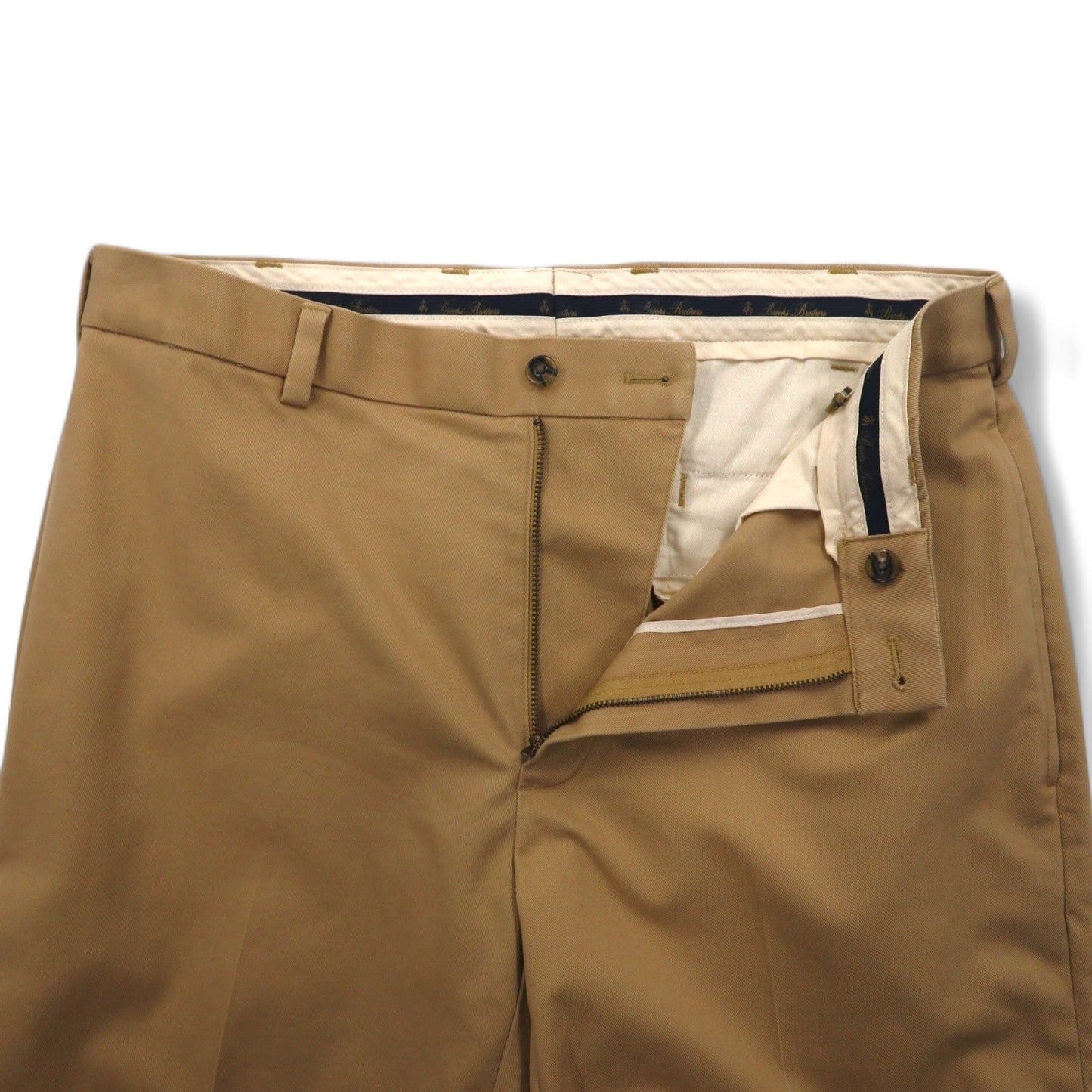 Brooks Brothers チノパンツ M ベージュ ADVANTAGE CHINO CLARK ストレッチ コットン ツイル