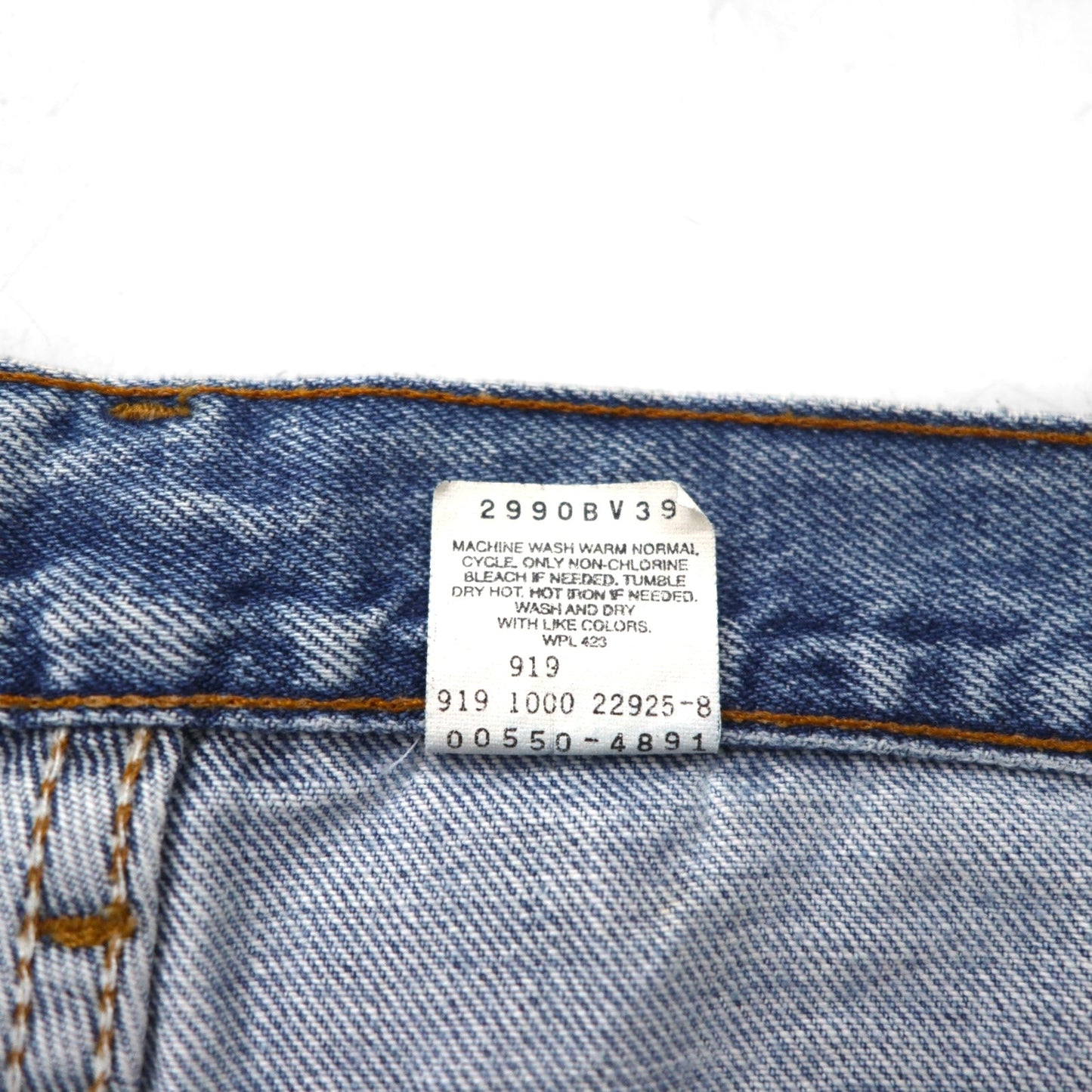 Levi's 00年代 550 リラックスフィット テーパード デニムパンツ M インディゴ ブルー RELAXED FIT ジッパーフライ 00550-4891 メキシコ製