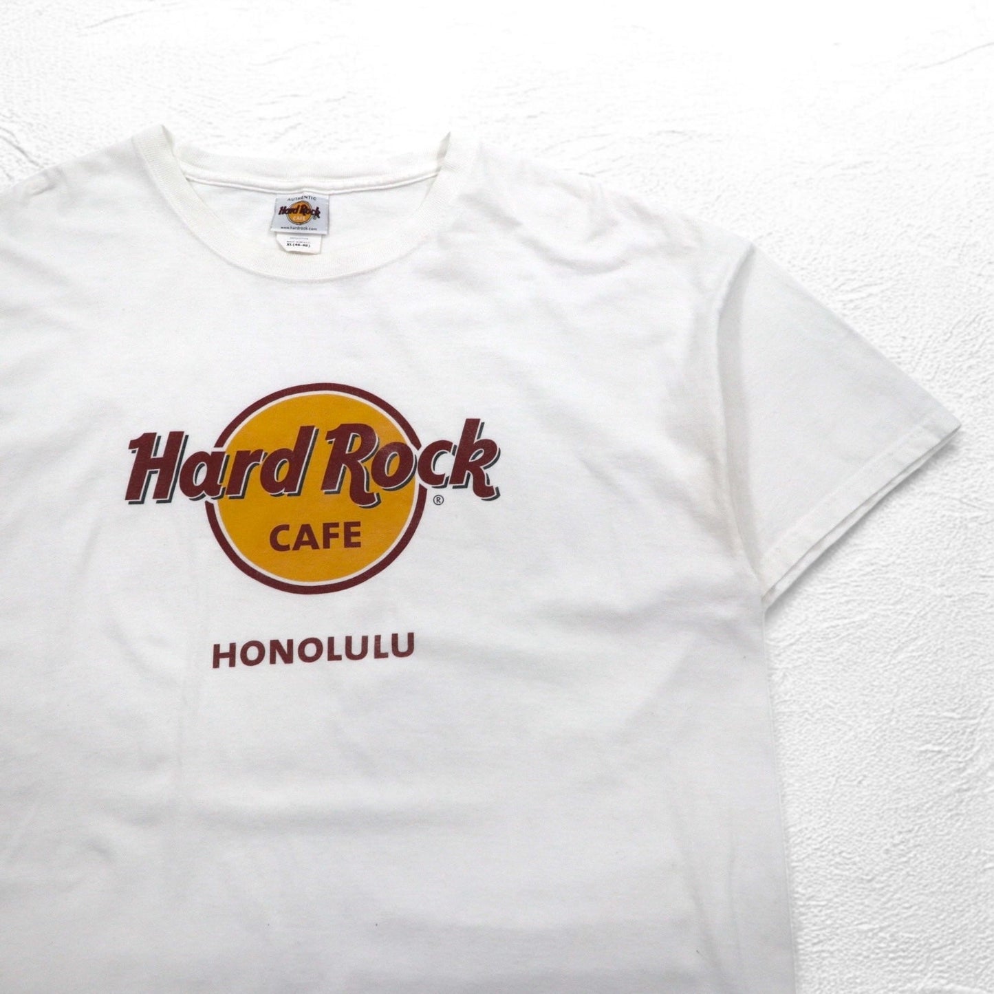 Hard Rock CAFE 90年代 ロゴプリント Tシャツ XL ホワイト コットン HONOLULU メキシコ製