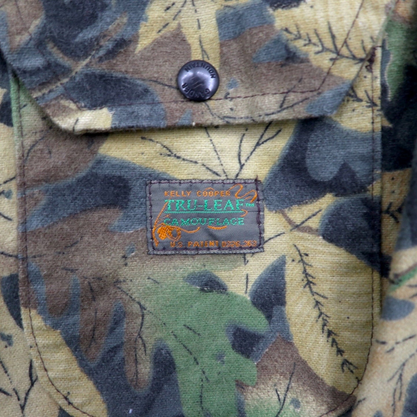 Vintage 90s Utility Jumpsuit USA Made Gender Mountain オールインワン ジャンプスーツ ツナギ L カーキ KELLY COOPER TRU-LEAF カモフラ
