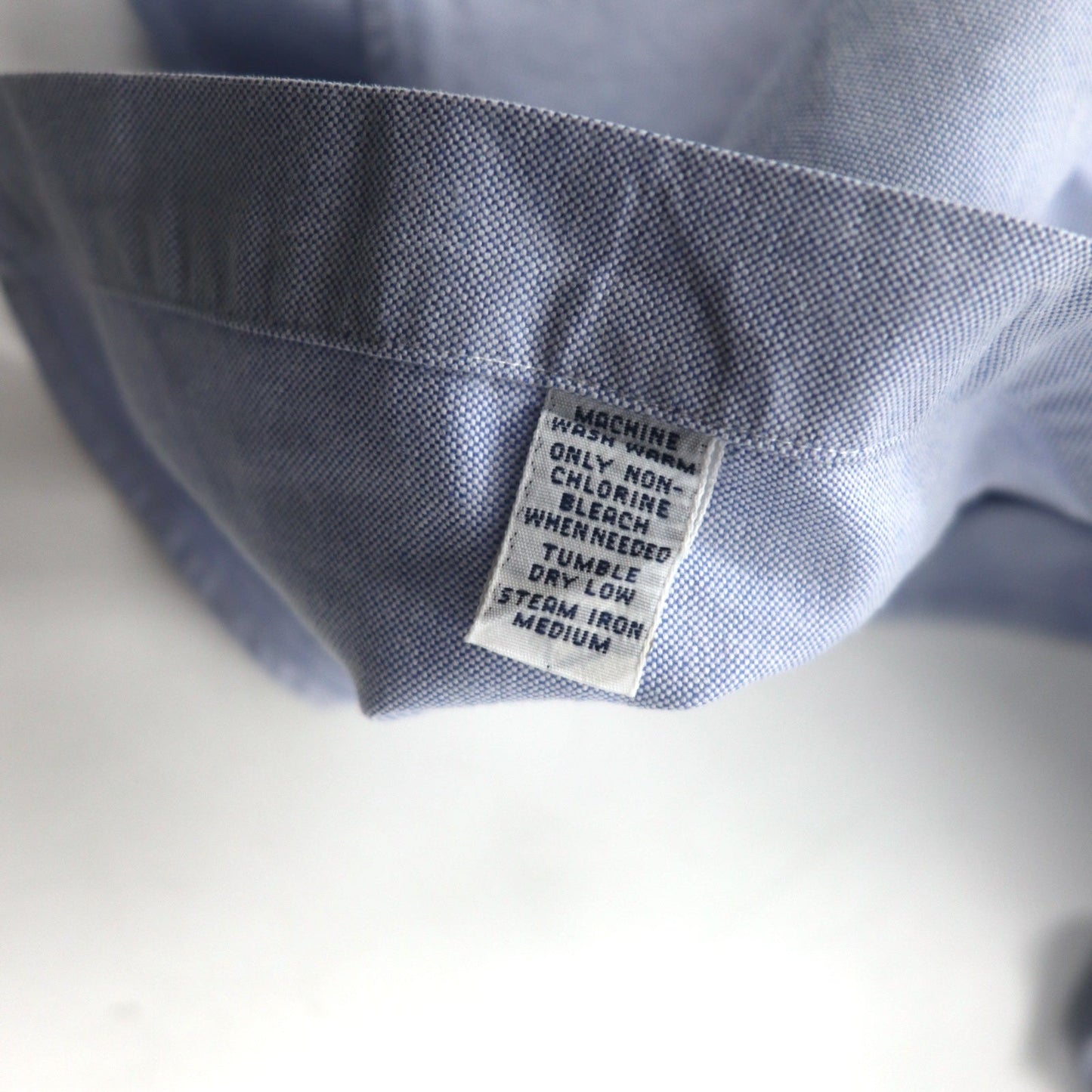 RALPH LAUREN 90年代 YARMOUTH ビッグサイズ オックスフォード ボタンダウンシャツ L ブルー スモールポニー刺繍