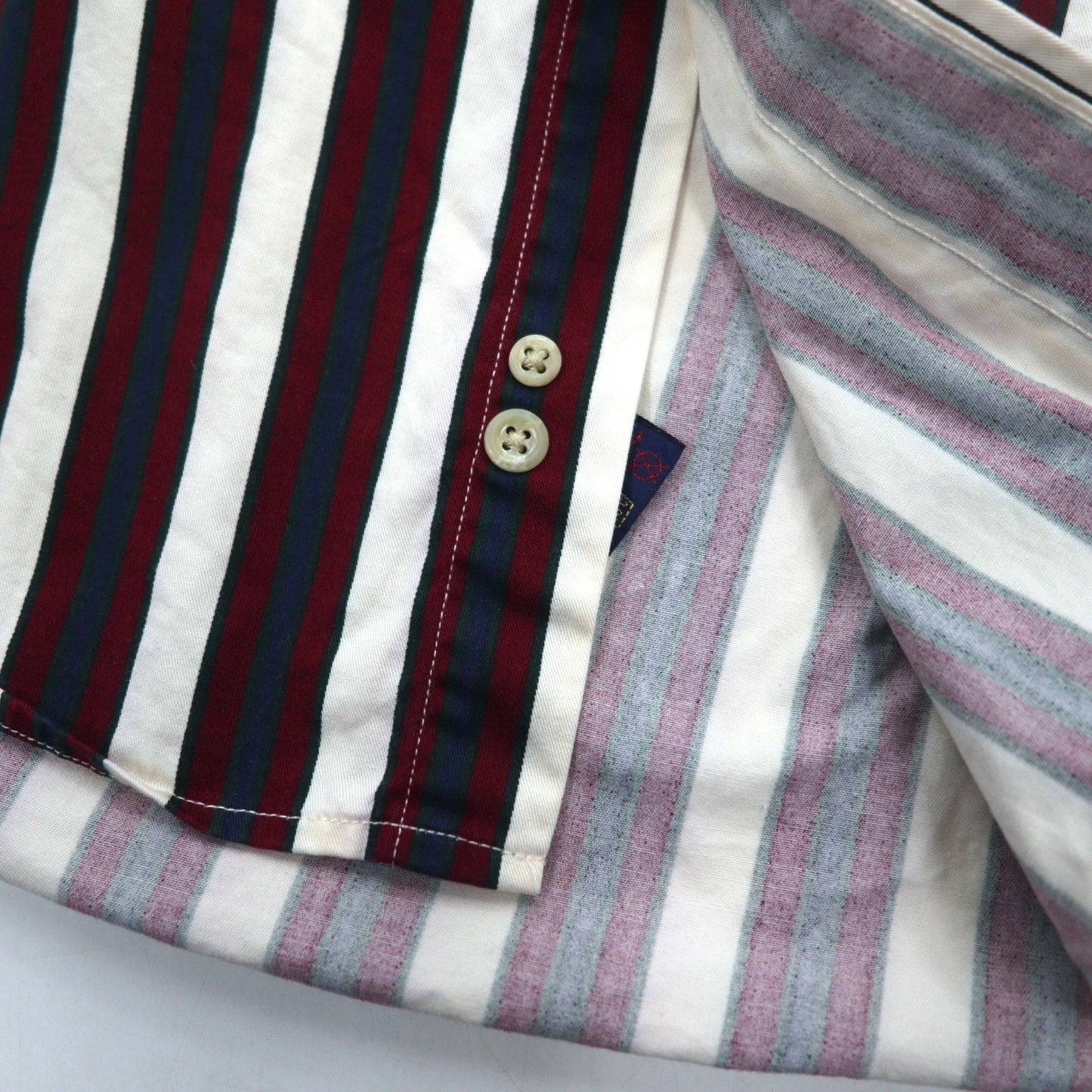 TOMMY HILFIGER 90年代 ボタンダウンシャツ L ストライプ 刺繍 ロゴ