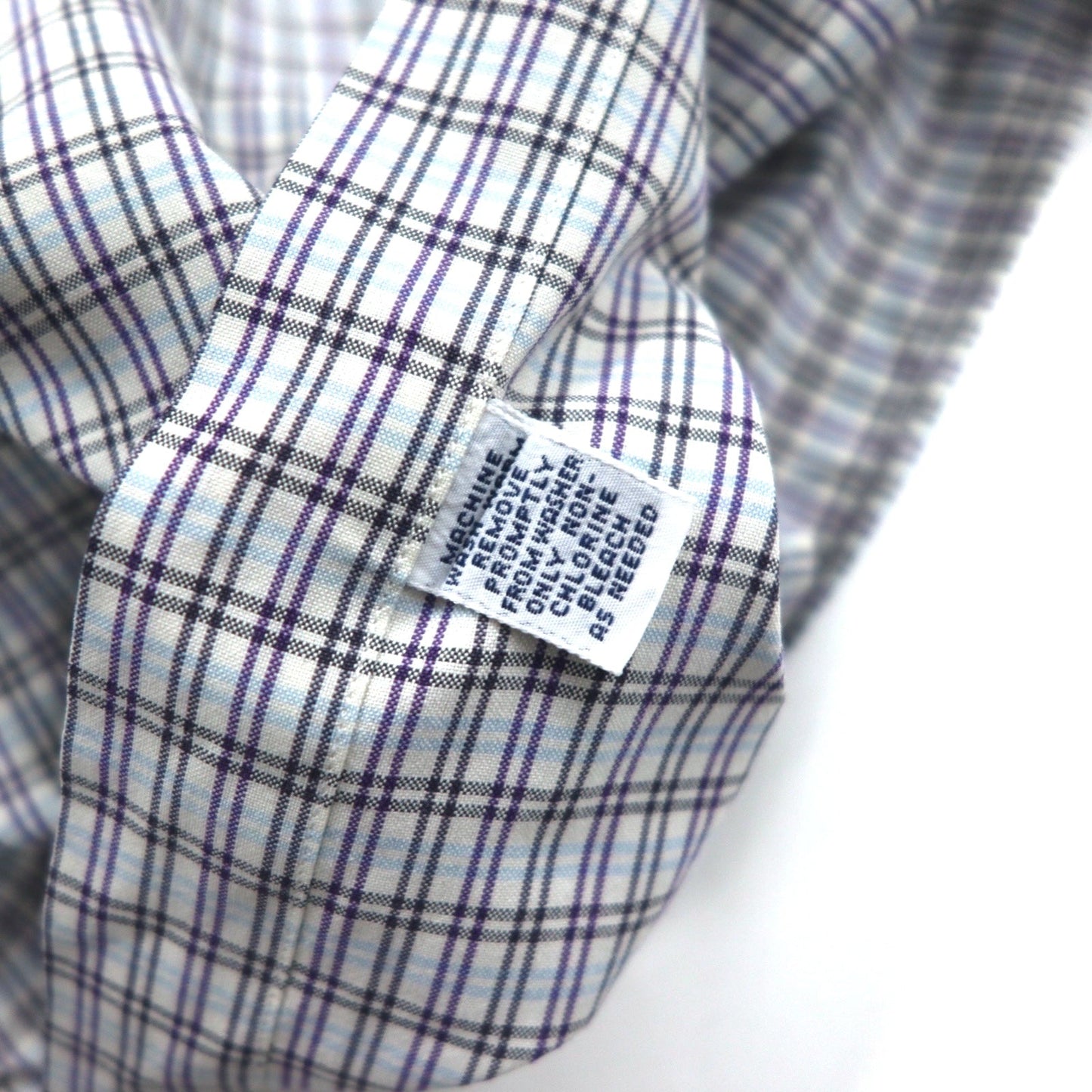 RALPH LAUREN 90年代 MCMEEL ビッグサイズ ボタンダウンシャツ L ブルー チェック スモールポニー刺繍