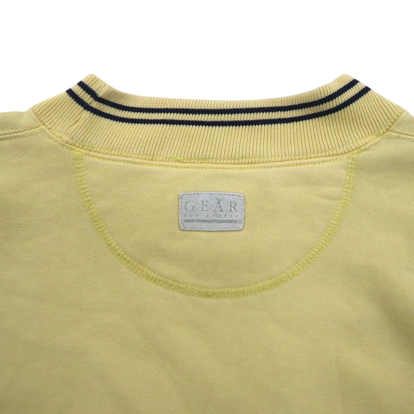 GEAR FOR SPORTS 90年代 ボトルネック リブライン スウェット L ベージュ MISSOURI