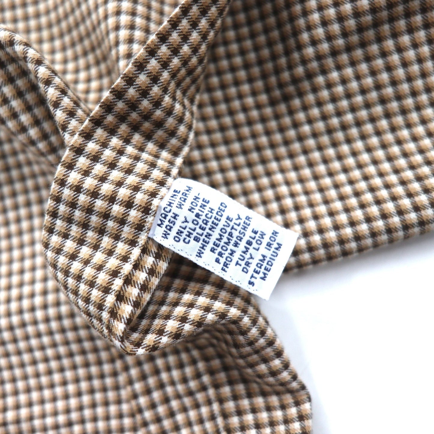 RALPH LAUREN 90年代 BLAKE ビッグサイズ ボタンダウンシャツ XL ブラウン チェック スモールポニー刺繍