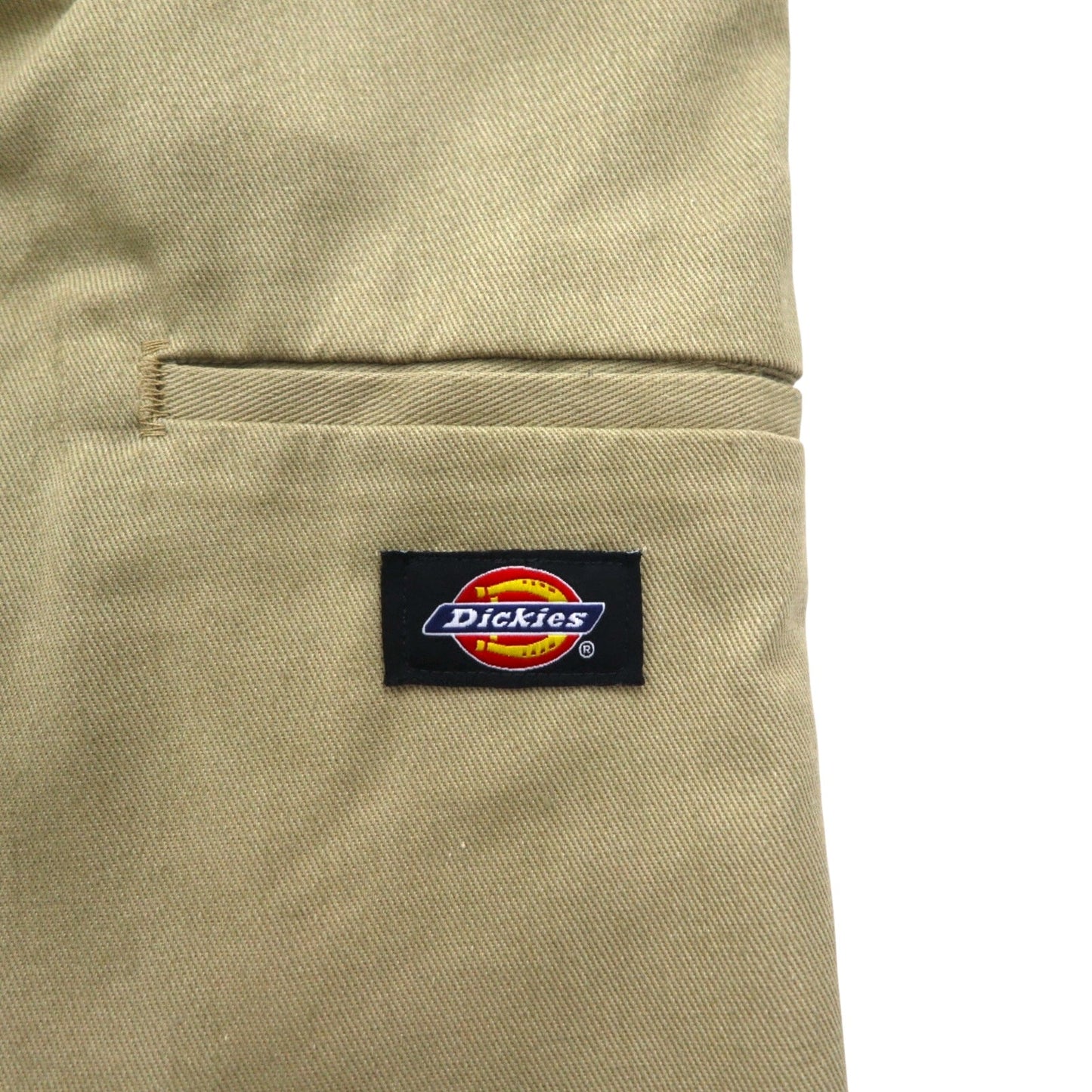 Dickies リラックスフィット RELAXED FIT ショート ワークパンツ ハーフパンツ L ベージュ 膝下丈 WR640 メキシコ製