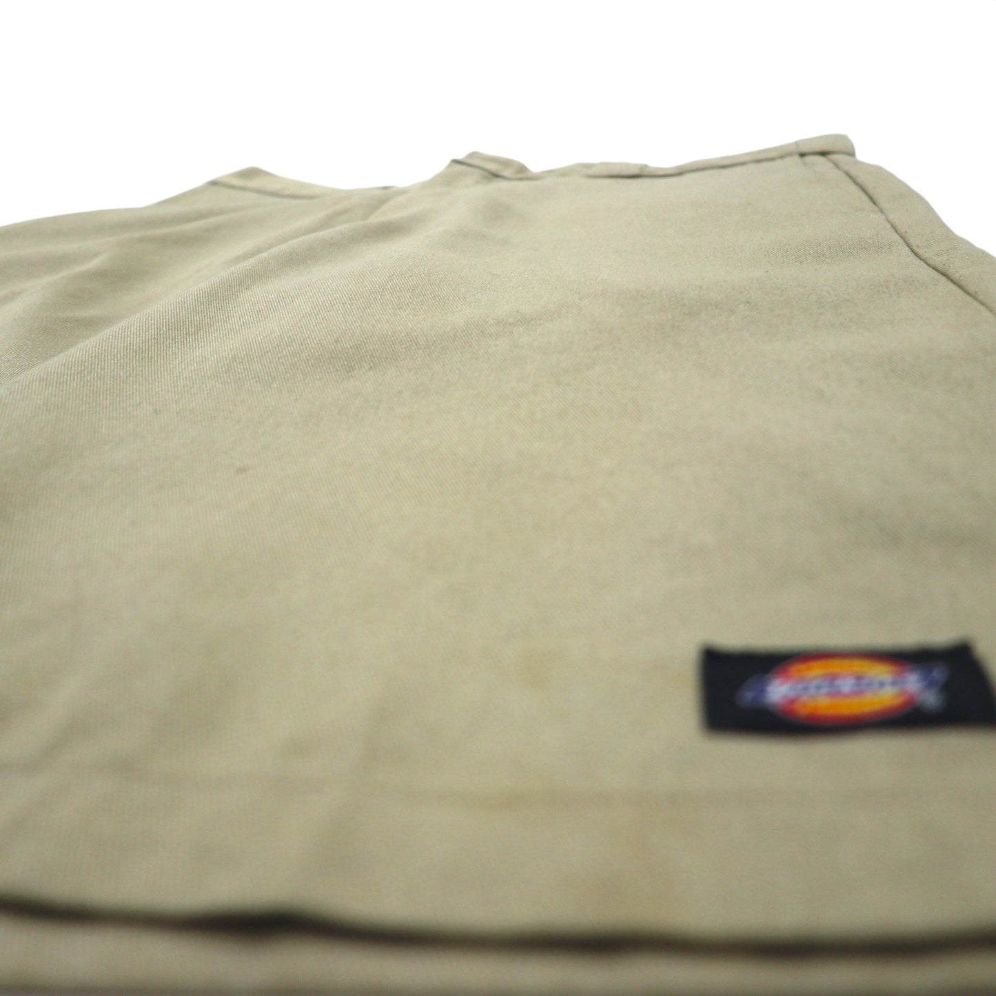 Dickies リラックスフィット RELAXED FIT ショート ワークパンツ ハーフパンツ L ベージュ 膝下丈 WR640 メキシコ製