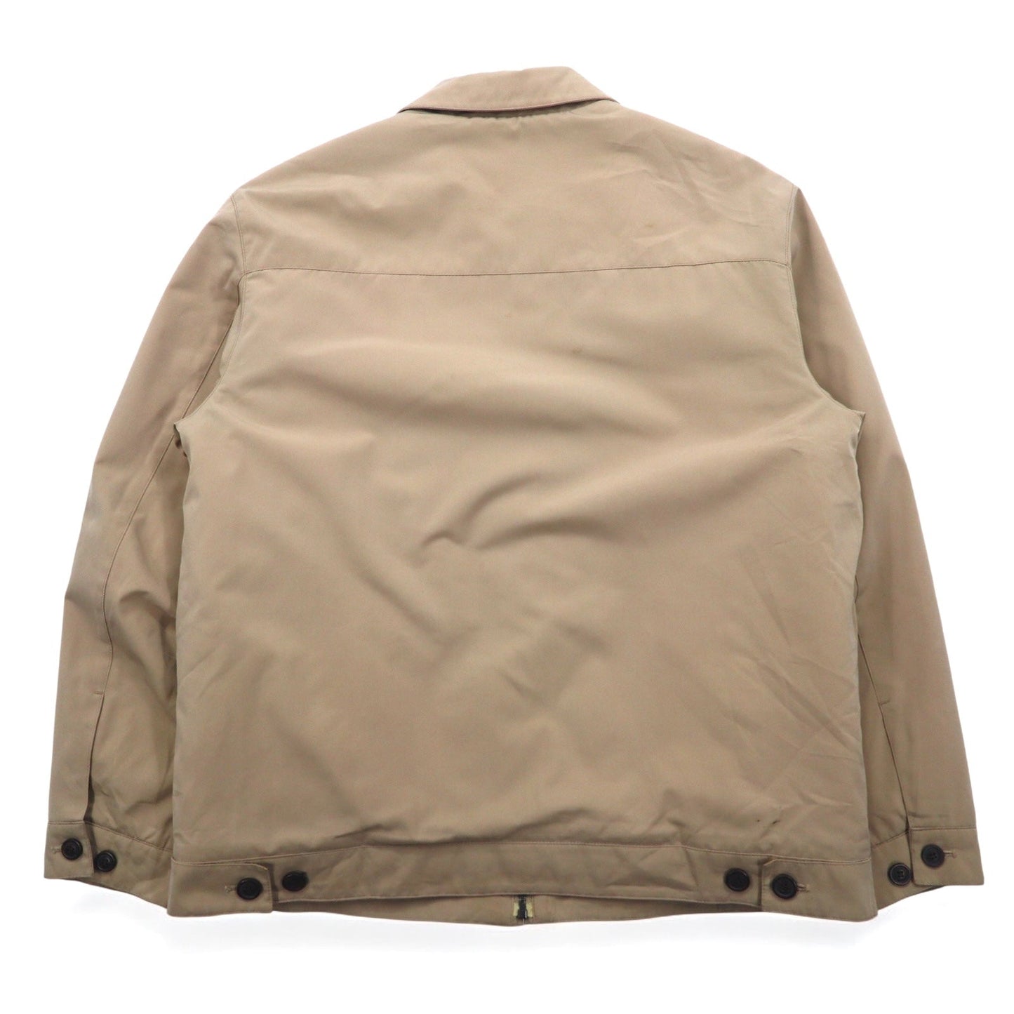 claiborne ポリテック スウィングトップ ハリントンジャケット M ベージュ ポリエステル