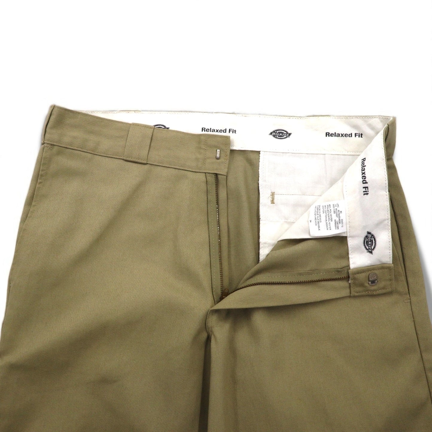 Dickies リラックスフィット RELAXED FIT ショート ワークパンツ ハーフパンツ L ベージュ 膝下丈 WR640 メキシコ製