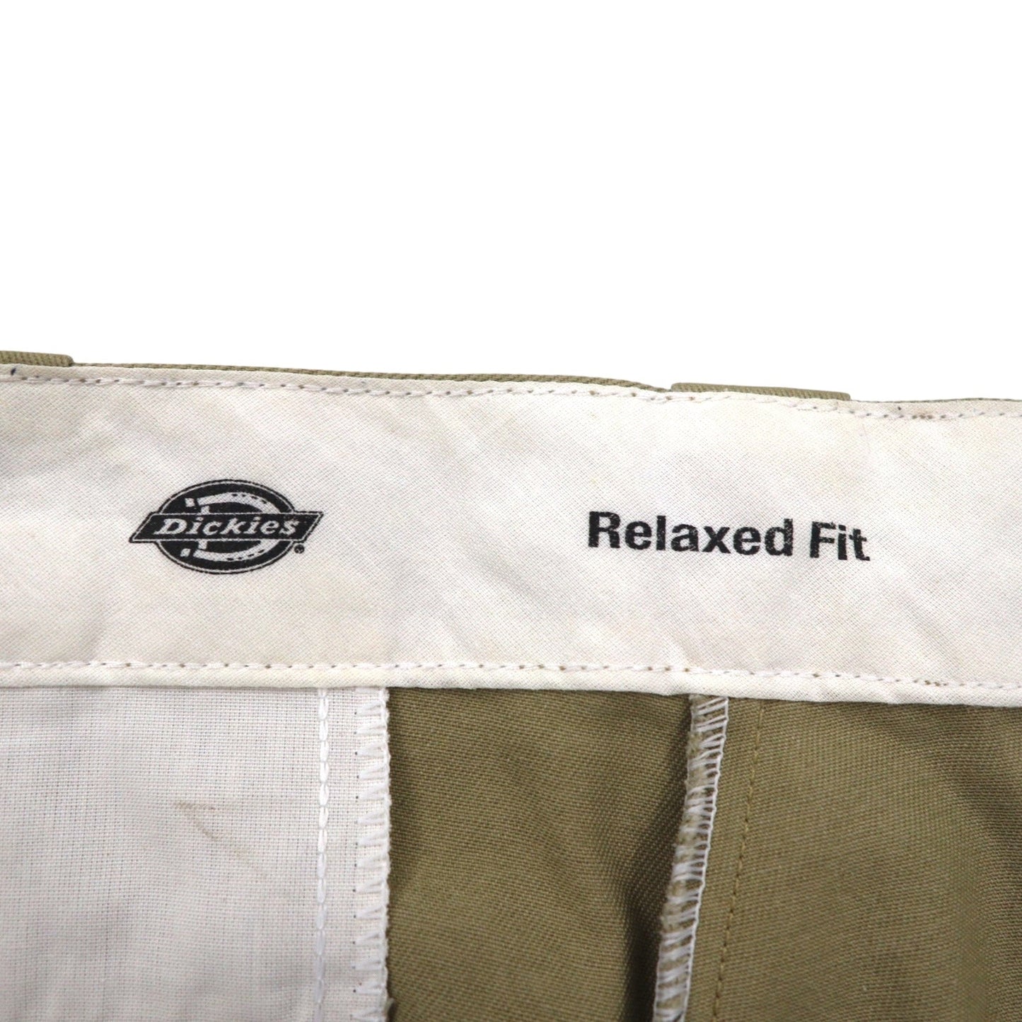 Dickies リラックスフィット RELAXED FIT ショート ワークパンツ ハーフパンツ L ベージュ 膝下丈 WR640 メキシコ製