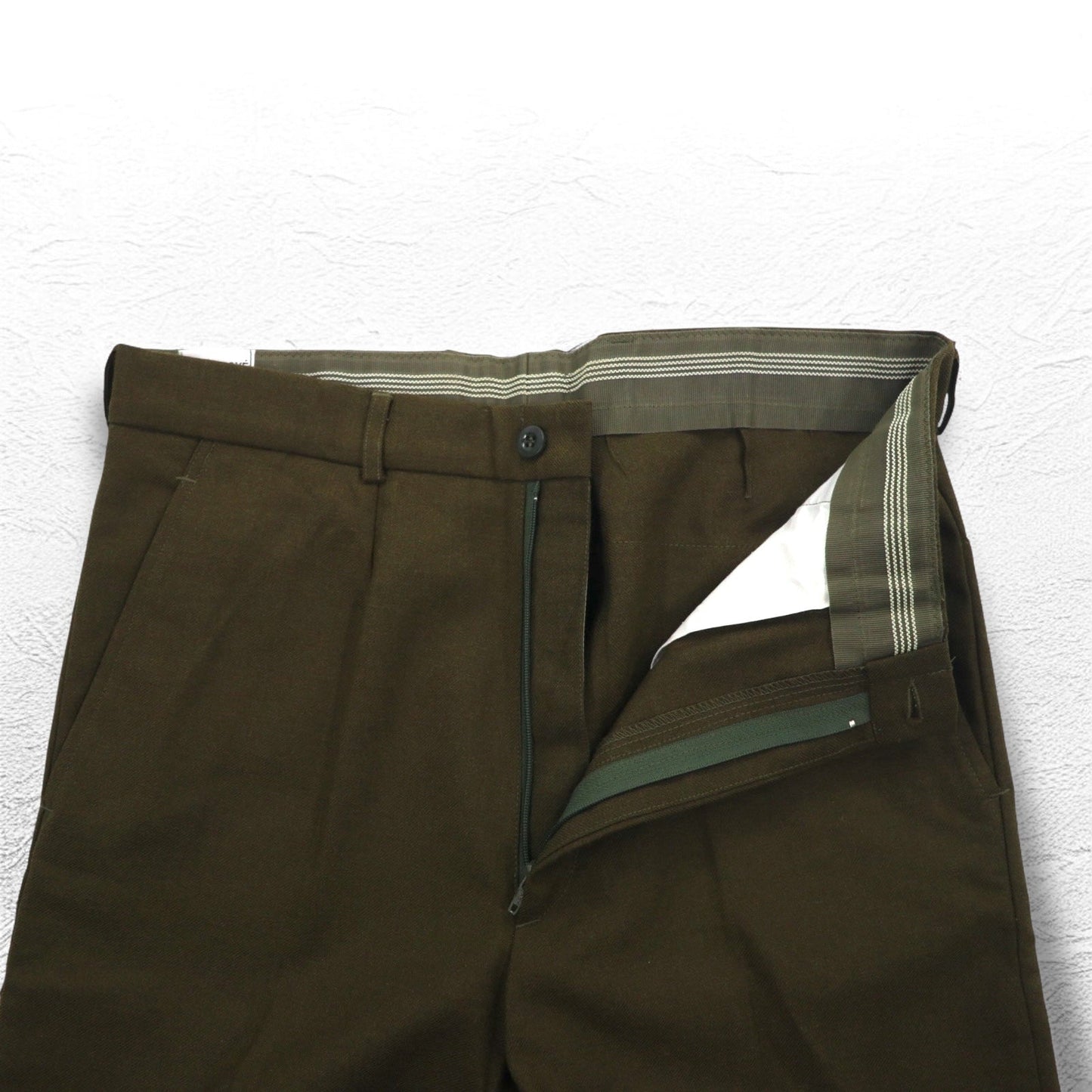 フランス軍 90年代 PAUL BOYE ユーロ ミリタリー パンツ トラウザーズ L カーキ ポリエステル