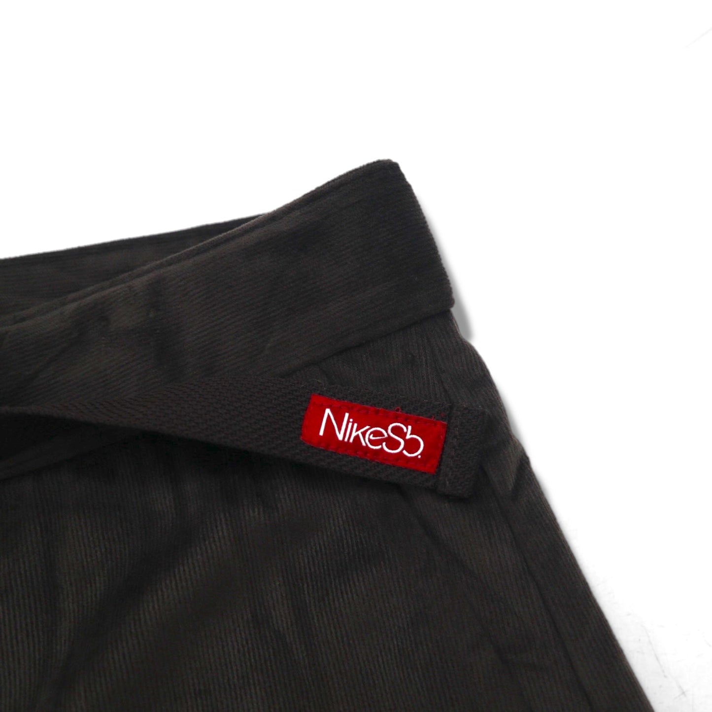 NIKE SB ベルベット コーデュロイ ベルテッド ショーツ Velvet Corduroy Belted Shorts ショートパンツ XL ブラウン AA1075-220
