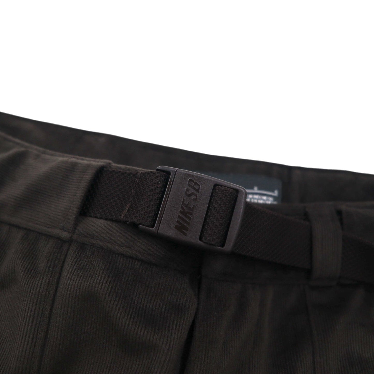 NIKE SB ベルベット コーデュロイ ベルテッド ショーツ Velvet Corduroy Belted Shorts ショートパンツ XL ブラウン AA1075-220