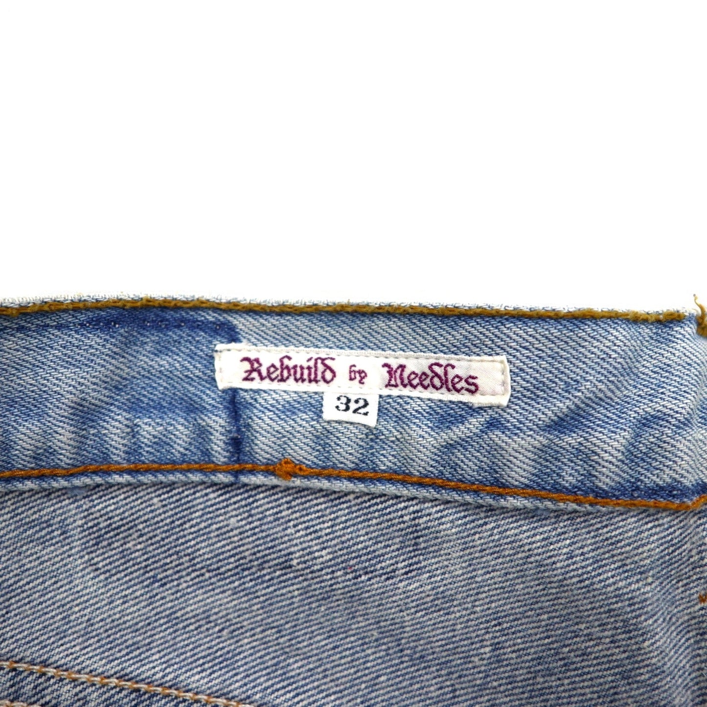 Rebuild By Needles 再構築 ディメンション ブーツカット ジーンズ Dimension Boot Cut jean デニムパンツ M リメイク 日本製