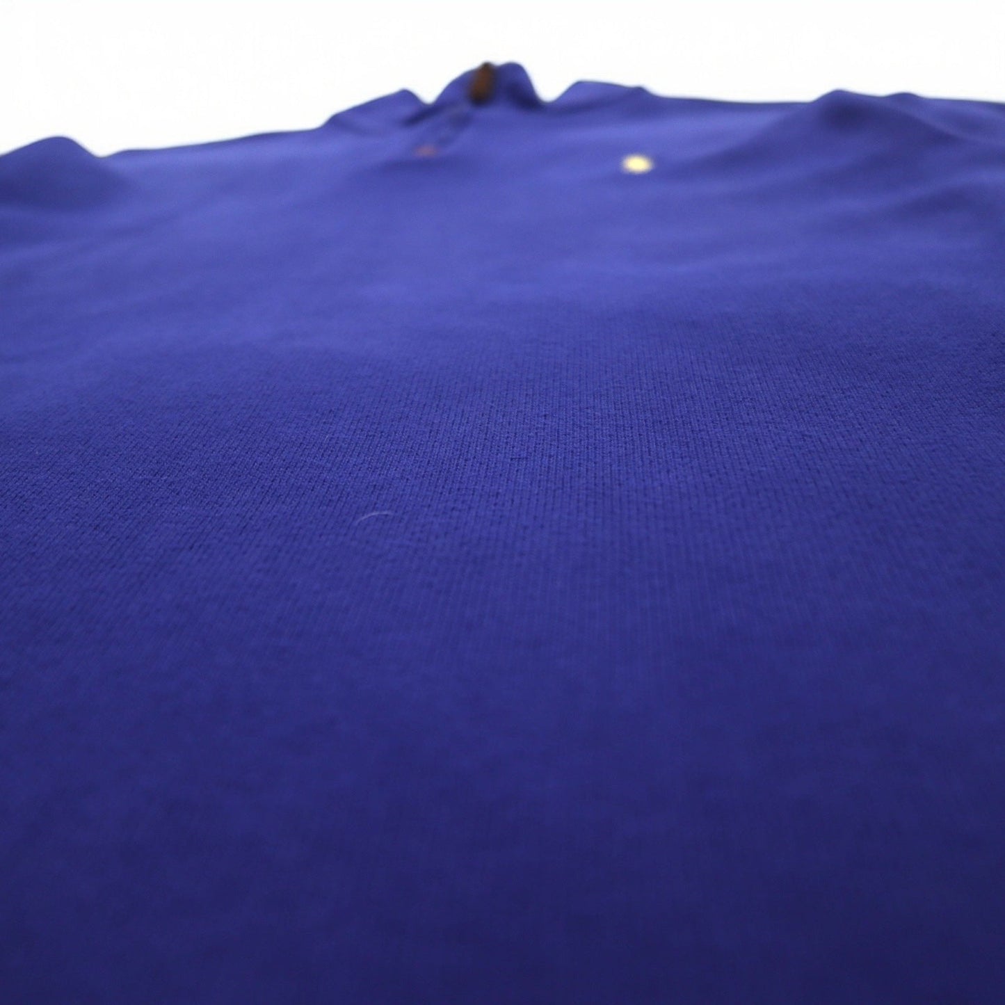 POLO RALPH LAUREN ハーフジップ スウェット M ブルー コットン スモールポニー刺繍