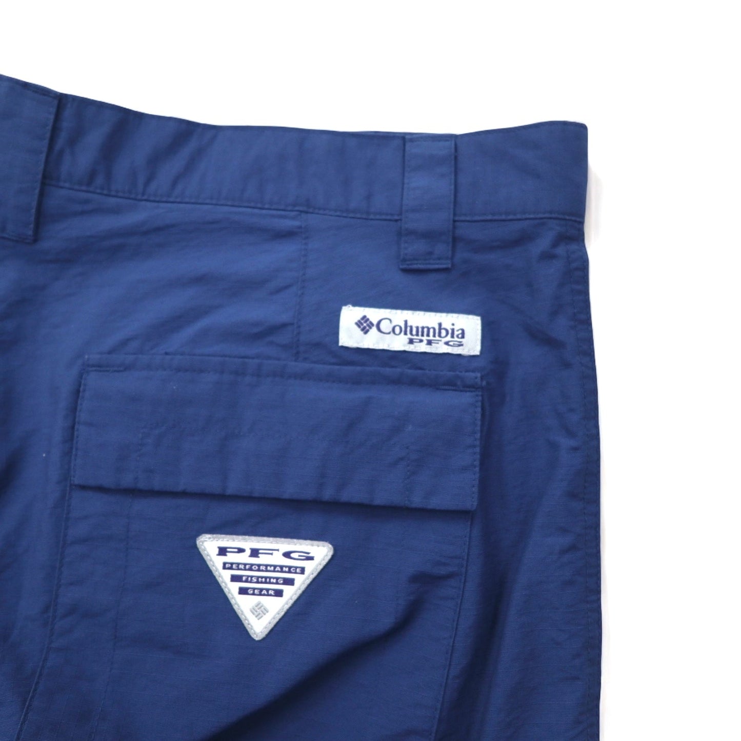 Columbia PFG リップストップ フィッシングパンツ L ネイビー OMNI-SHIELD オムニシールド 撥水 FQ1041
