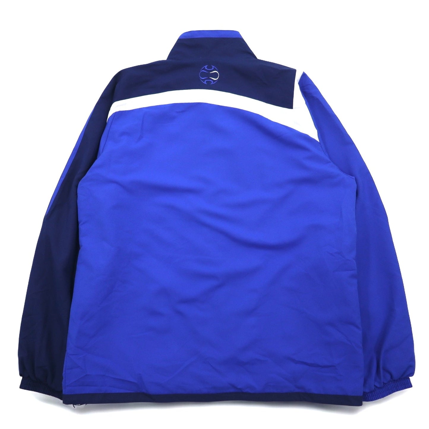 adidas ナイロンジャケット トラックジャケット ジャージ 3XL ブルー ネイビー 3ストライプ