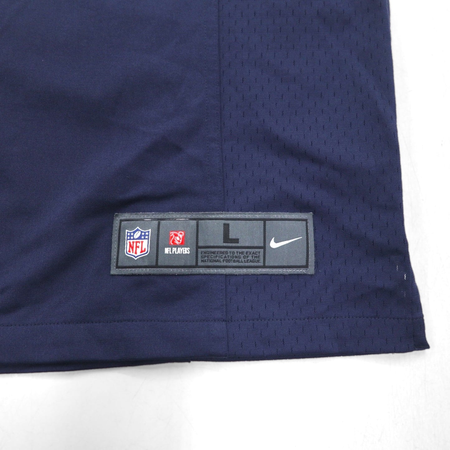 NIKE ゲームシャツ L ネイビー ポリエステル NFL Texans ナンバリング NFL Players ON FIELD