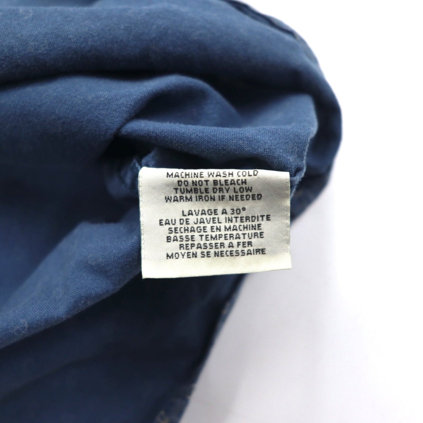 DENIM & SUPPLY RALPH LAUREN ペイズリー ボタンダウンシャツ M ネイビー 総柄 コットン