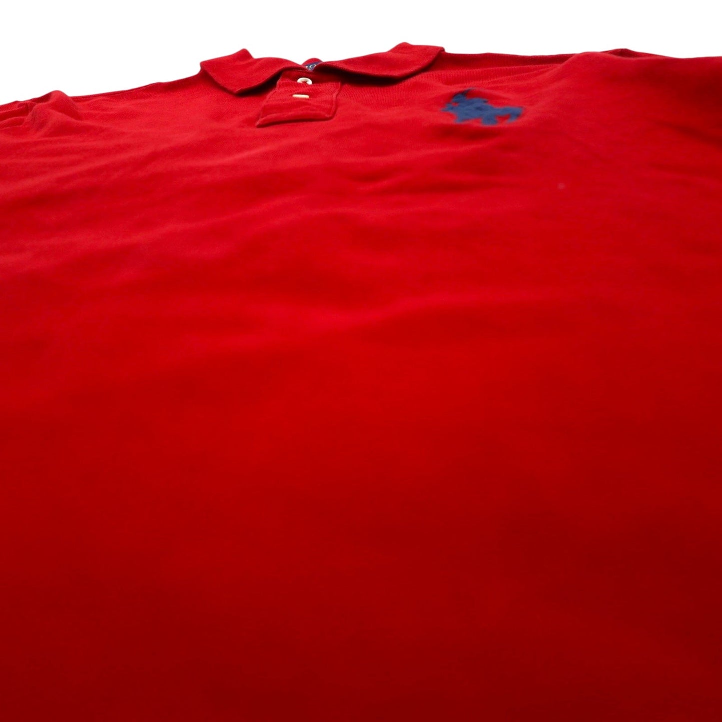 POLO RALPH LAUREN クラシックフィット ビッグポニー刺繍 ポロシャツ M レッド コットン 鹿の子