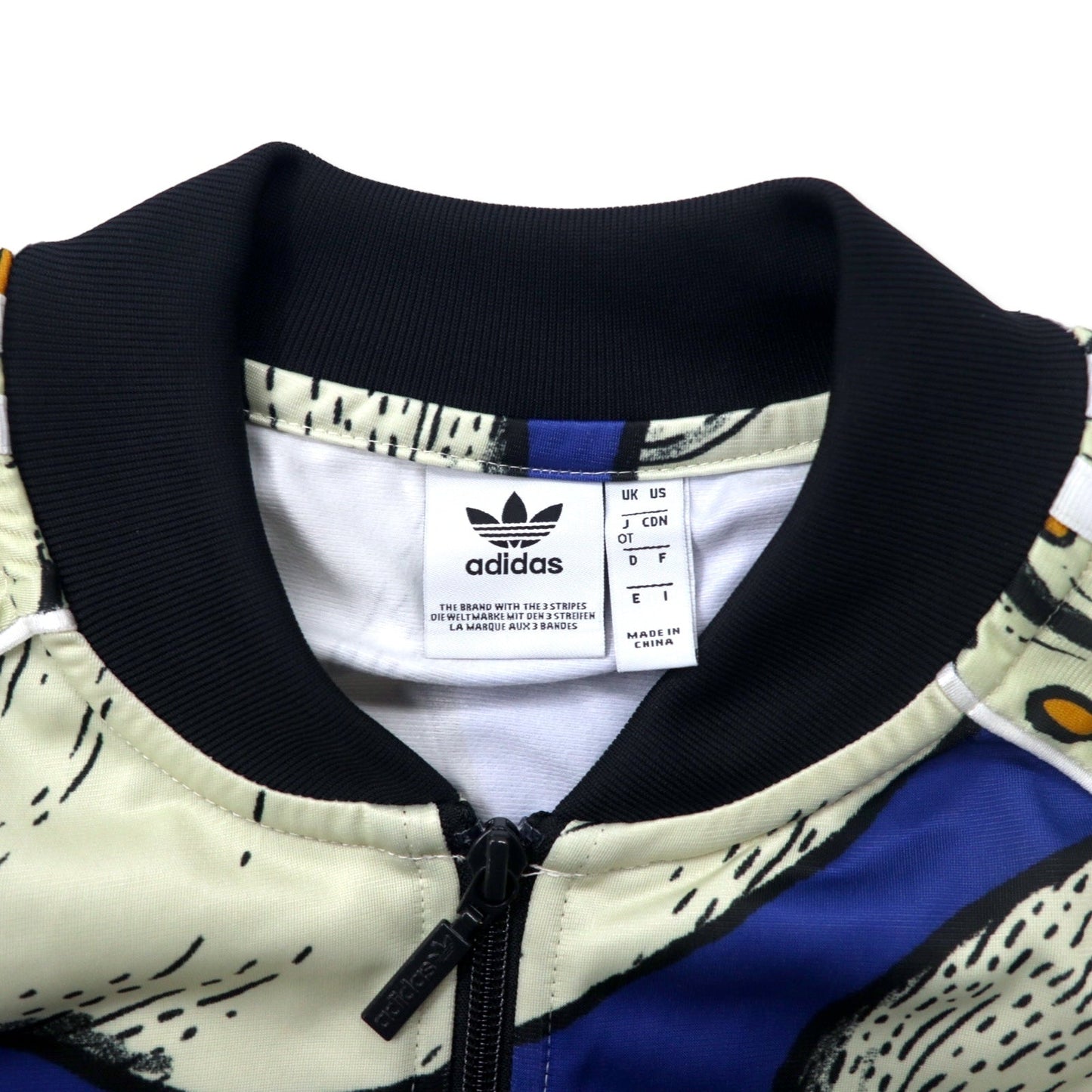 adidas originals × THE FARM COMPANY ATP型 スーパースター トラックジャケット ジャージ OT マルチカラー 総柄 ポリエステル トレフォイルロゴ 3ストライプス DH3053