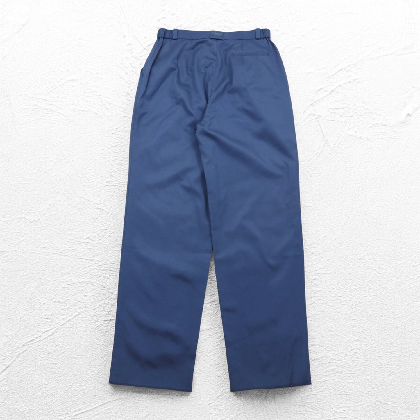 Chloe SPORTS 80年代 タック ワイド イージースラックスパンツ 2XL ブルー コットン CHL8256 日本製 未使用品