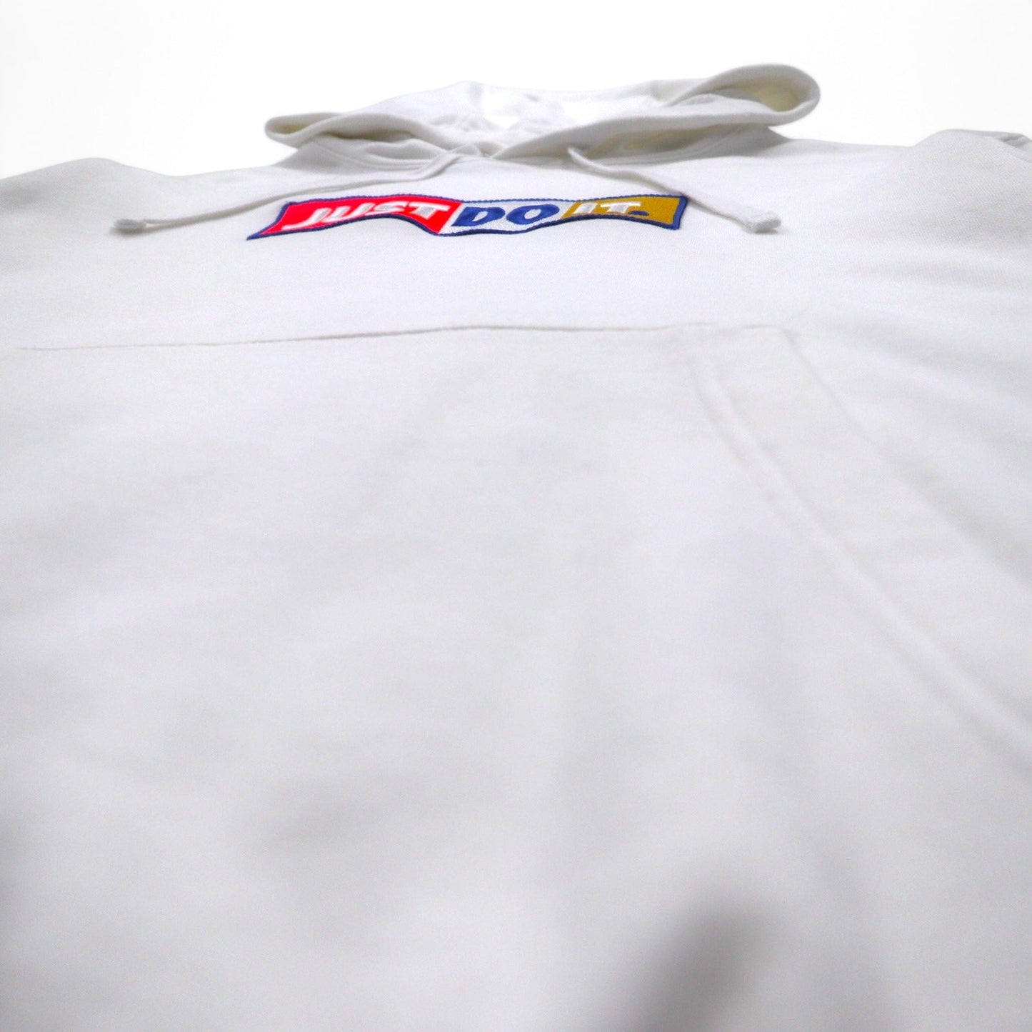 NIKE プルオーバー パーカー XL ホワイト コットン JUST DO IT CJ4776-100