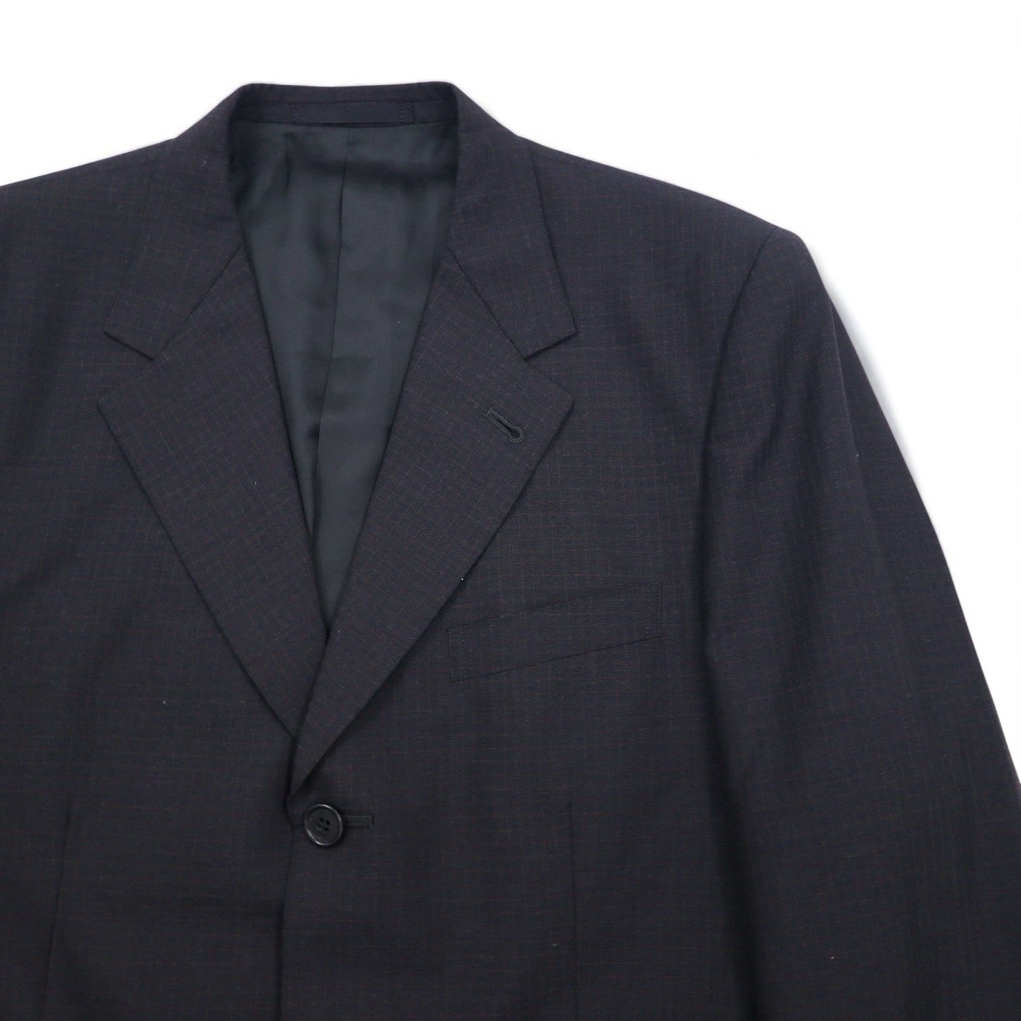 Paul Smith 90年代 3B スーツ セットアップ XL ブラック チェック ウール 日本製