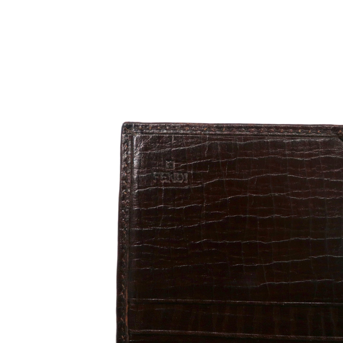 FENDI 長財布 ブラウン キャンバス レザー ズッキーノ オールド 2270 8M0000 TN9 088 イタリア製