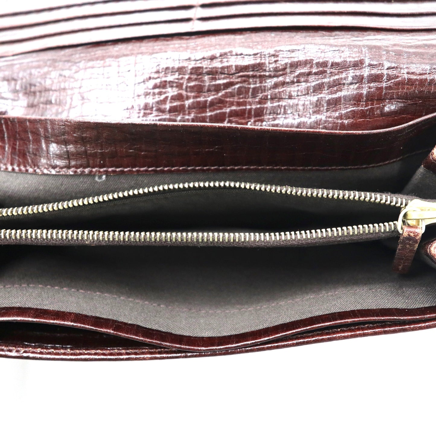 FENDI 長財布 ブラウン キャンバス レザー ズッキーノ オールド 2270 8M0000 TN9 088 イタリア製