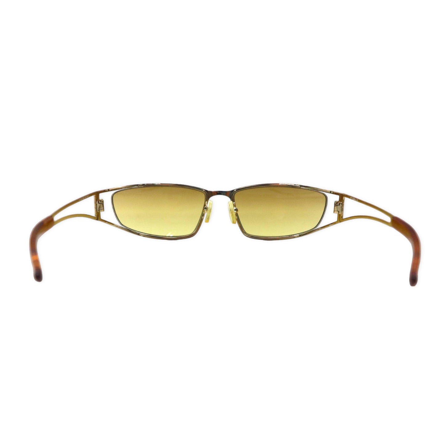 Max Mara サングラス レクタンギュラ ゴールド 120 MM 228/S M12 57-17