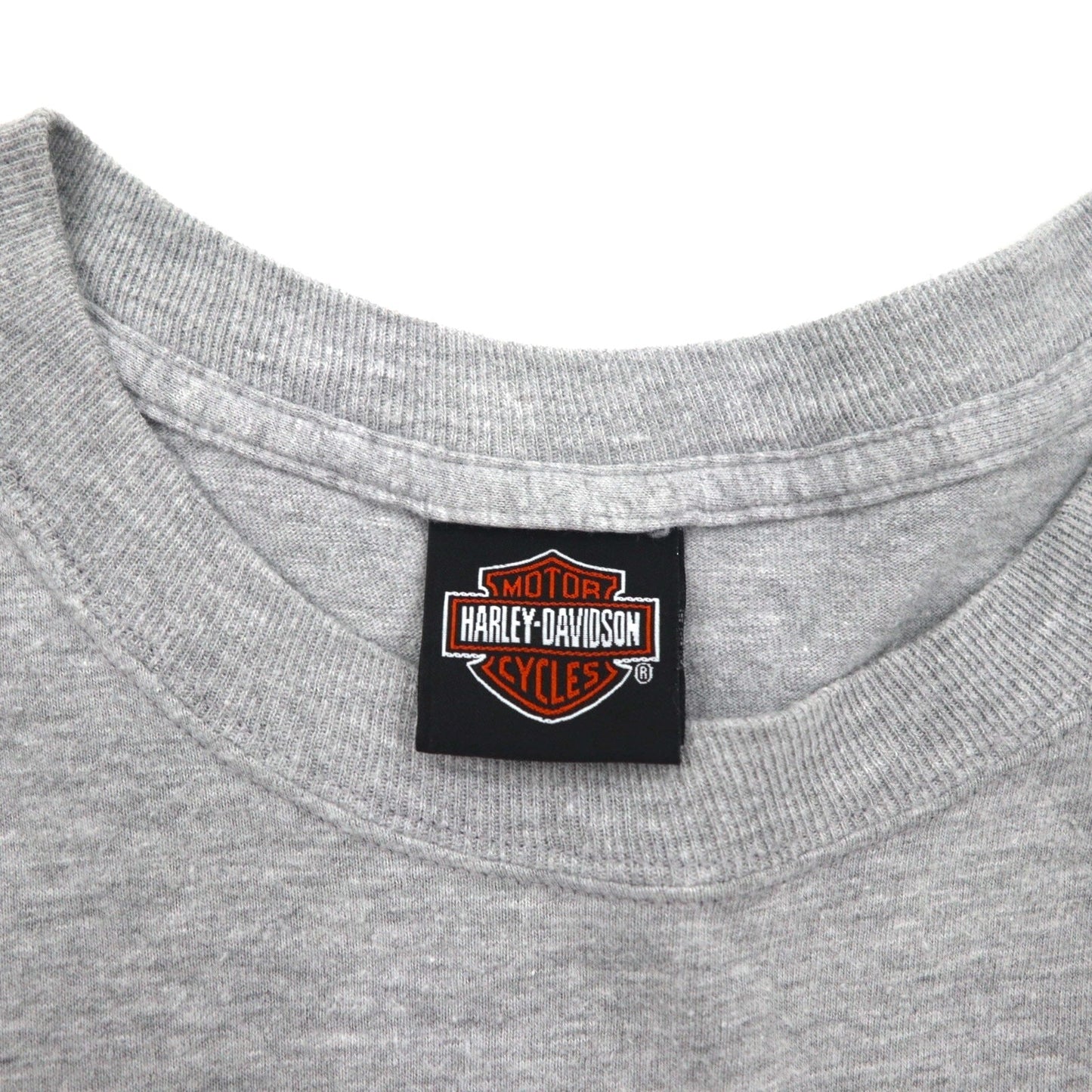 HARLEY DAVIDSON 00年代 両面プリント Tシャツ 2XL ビッグサイズ グレー コットン WINCHESTER