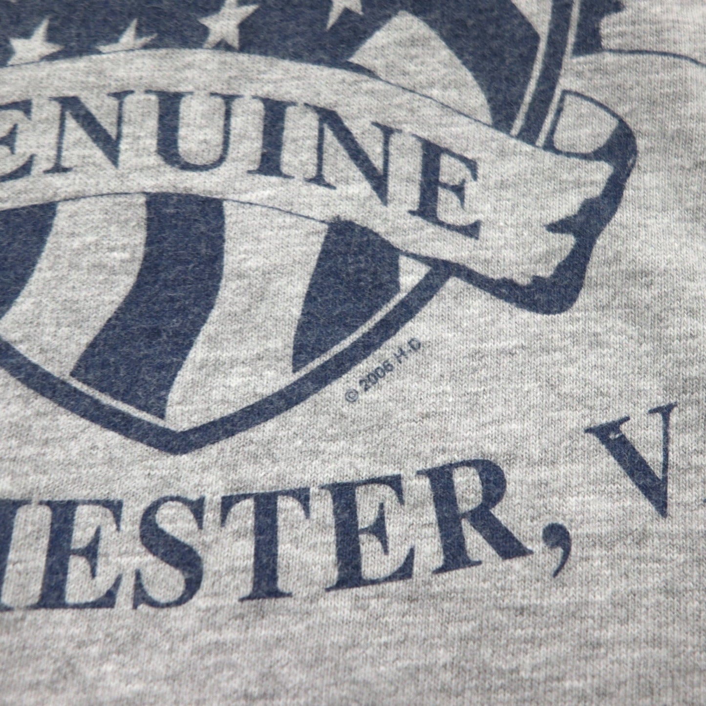 HARLEY DAVIDSON 00年代 両面プリント Tシャツ 2XL ビッグサイズ グレー コットン WINCHESTER