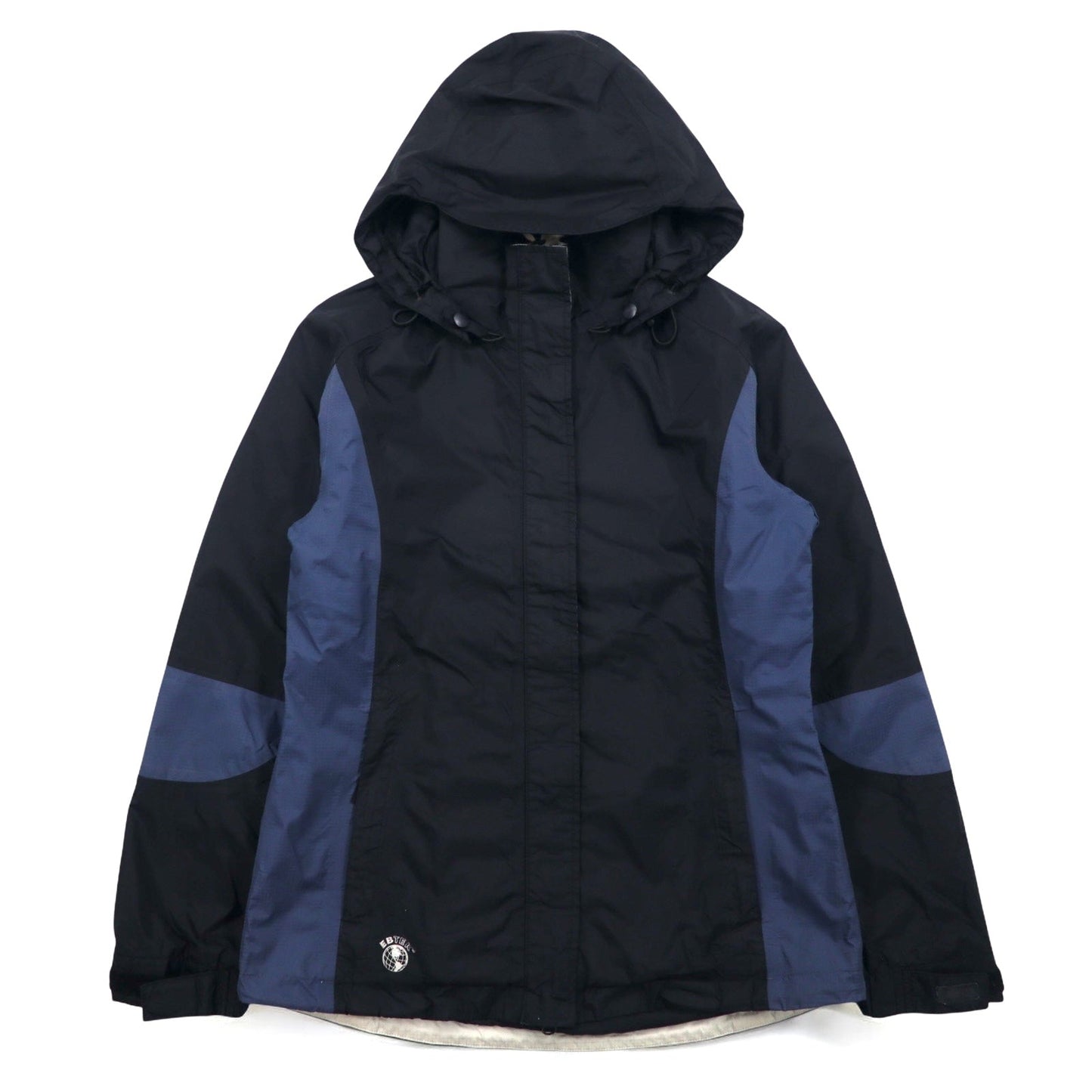 Eddie Bauer 90年代 EBTEK ゴアテックス GORE-TEX マウンテンパーカー M ブラック 防水 フード着脱式