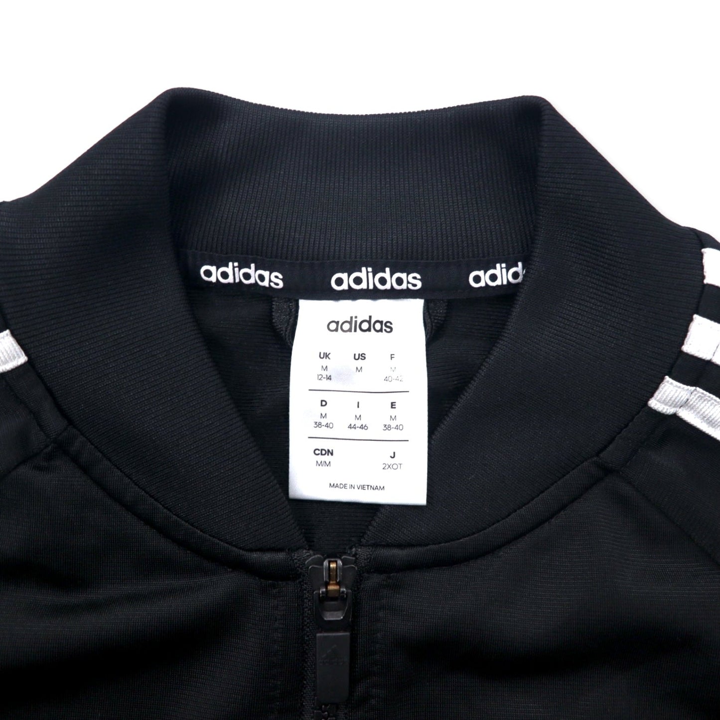 adidas トラックジャケット ジャージ 2XOT ブラック ポリエステル 3ストライプス NWT Women's adidas Dazzle Tricot Track Jacket Black DZ7657