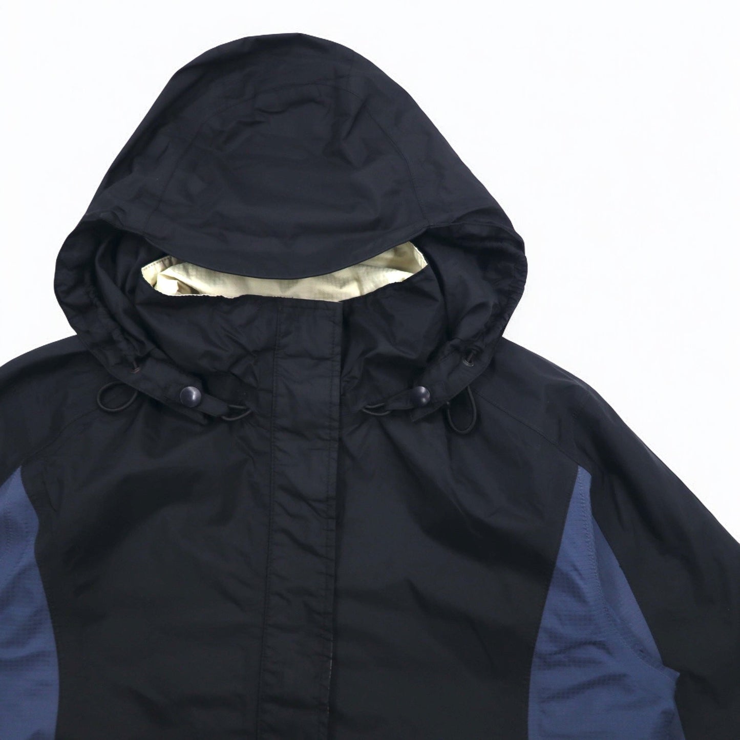 Eddie Bauer 90年代 EBTEK ゴアテックス GORE-TEX マウンテンパーカー M ブラック 防水 フード着脱式