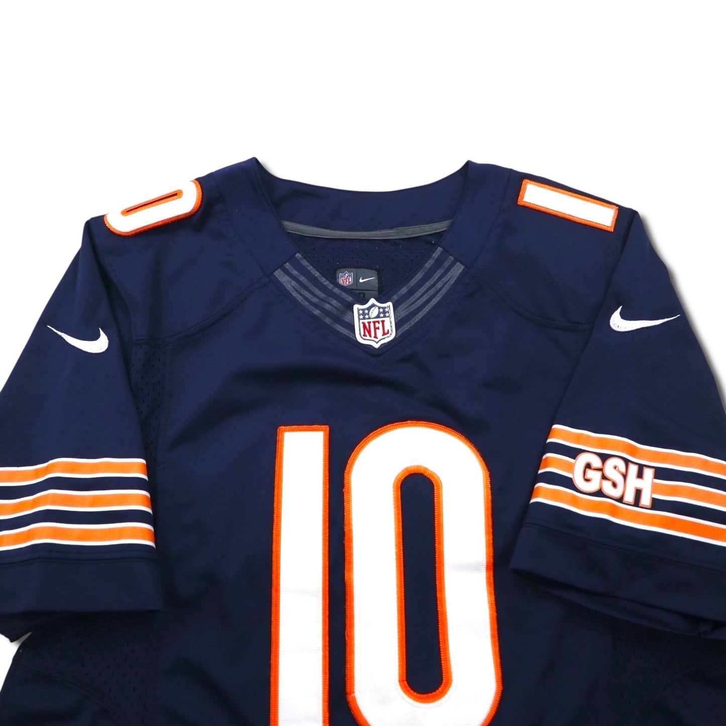 NIKE ゲームシャツ M ネイビー メッシュ ポリエステル NFL ナンバリング