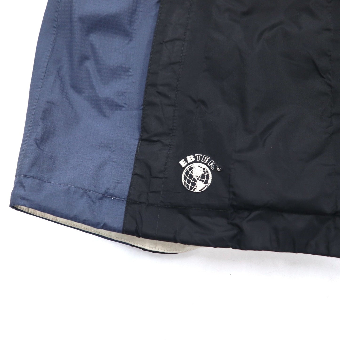 Eddie Bauer 90年代 EBTEK ゴアテックス GORE-TEX マウンテンパーカー M ブラック 防水 フード着脱式