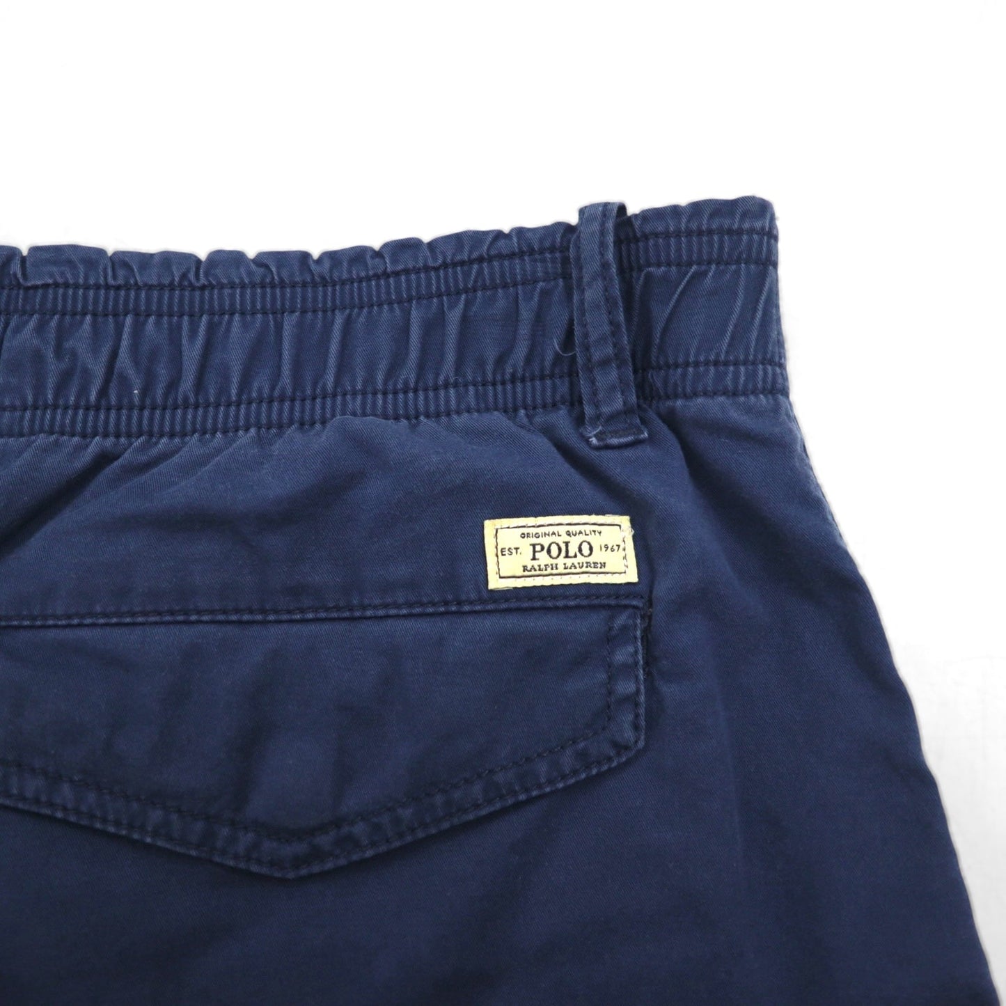 POLO RALPH LAUREN ストレッチ イージー ショートパンツ ハーフパンツ L ネイビー コットン