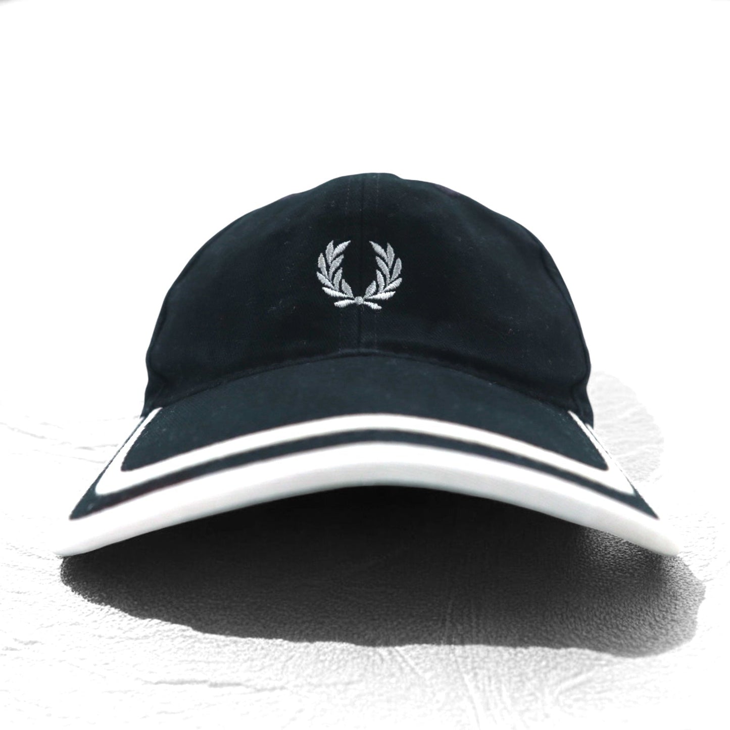 FRED PERRY 6パネルキャップ FREE キャップ ブラック コットン ワンポイントロゴ刺繍
