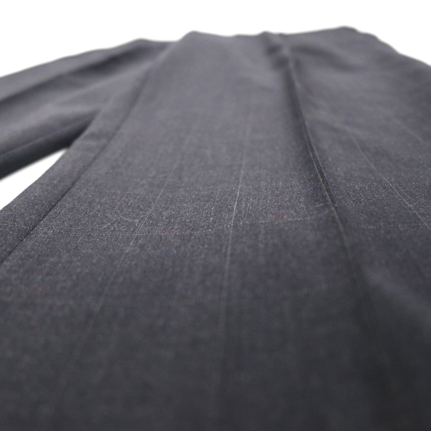 Paul Smith 90年代 SUPER 100's 3B スーツ セットアップ XL グレー チェック ウール VITALE BARBERIS CANONICO イタリア製生地 日本製